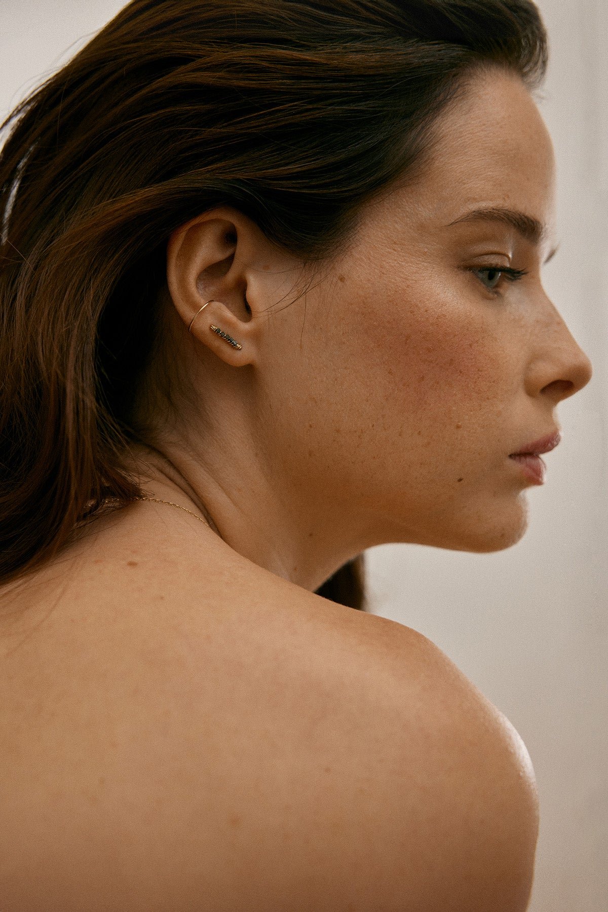 750 gold piercing ring YAY Golden