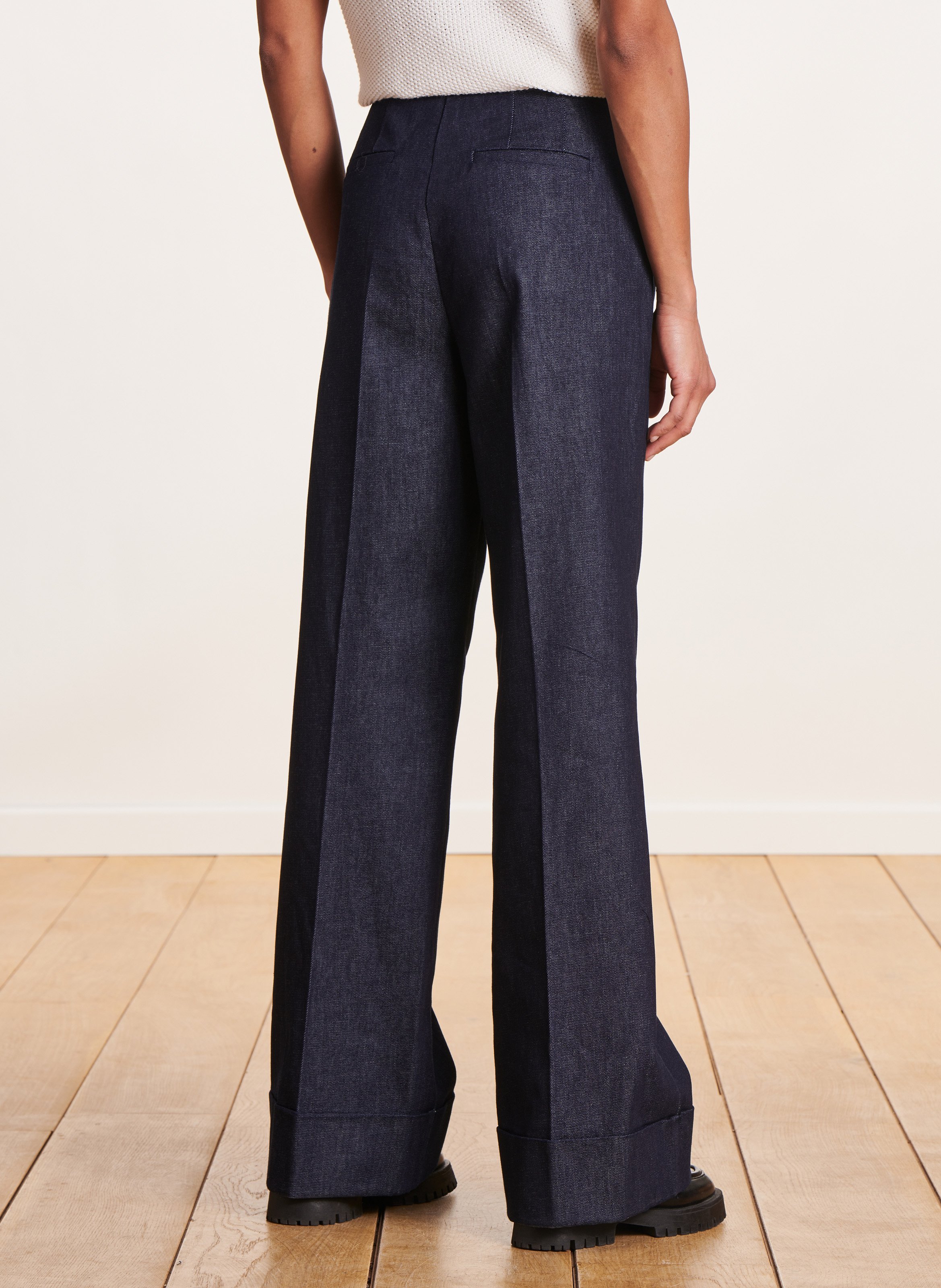 High-rise wide-leg jeans LA FEE MARABOUTEE Blue