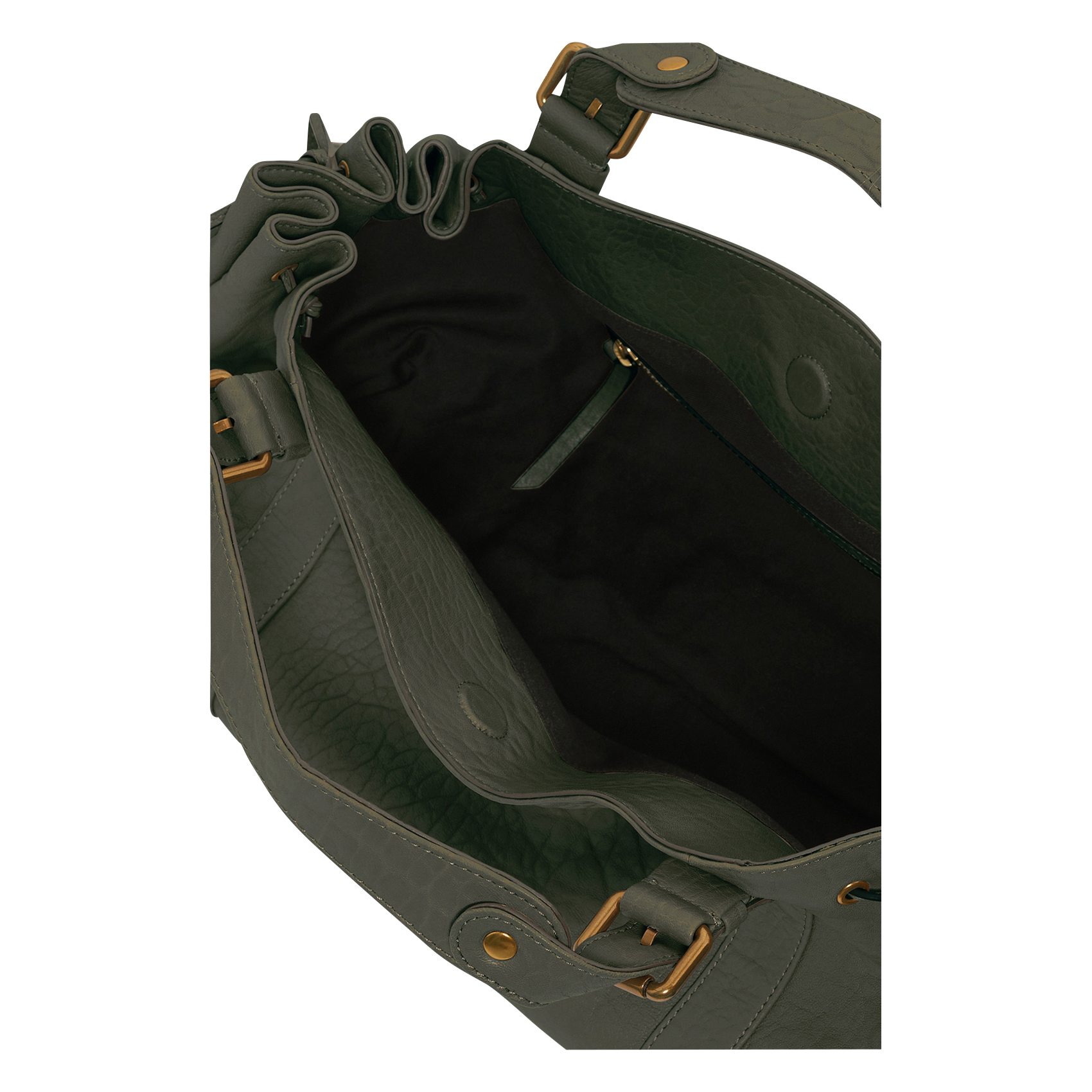 Sac porté épaule en cuir  GERARD DAREL Vert