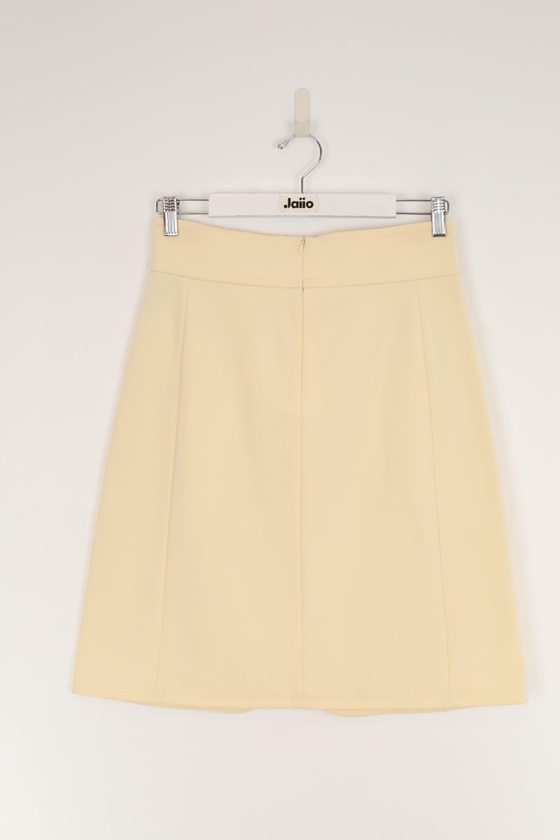 Cotton mini skirt SONIA RYKIEL - Seconde Main Yellow