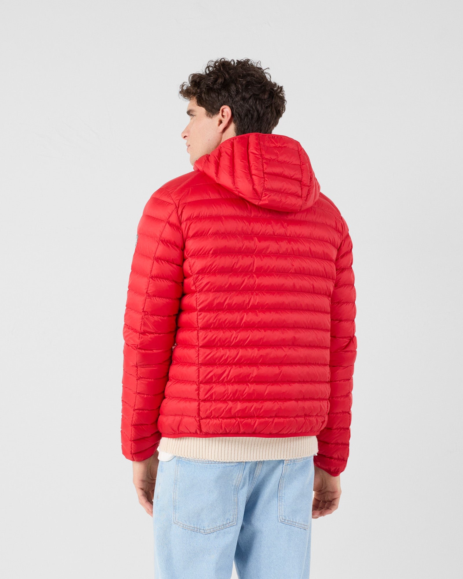 Lightweight hooded puffer jacket nico JOTT Red