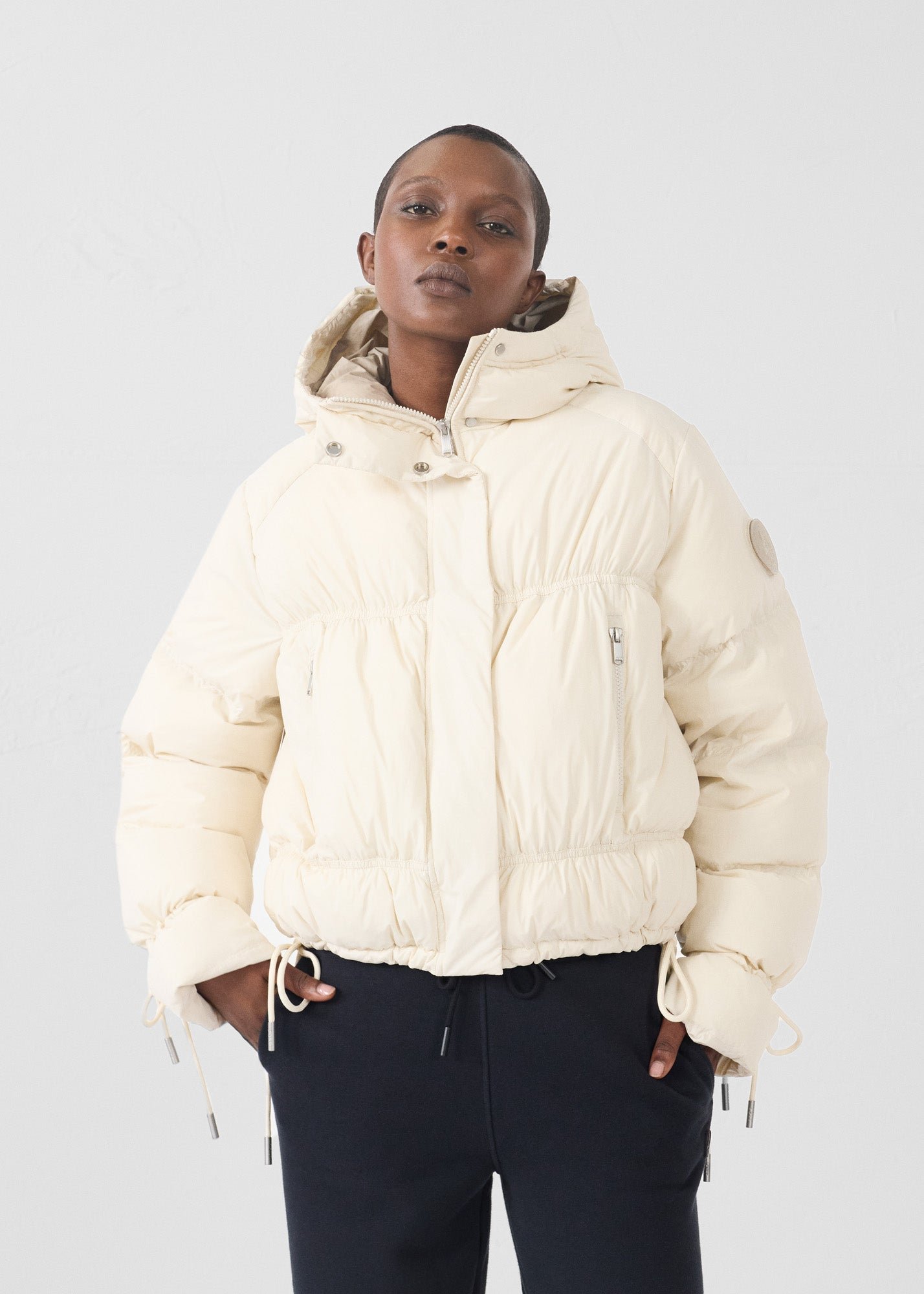 Puffer jacket for extreme cold weather - Nami JOTT White