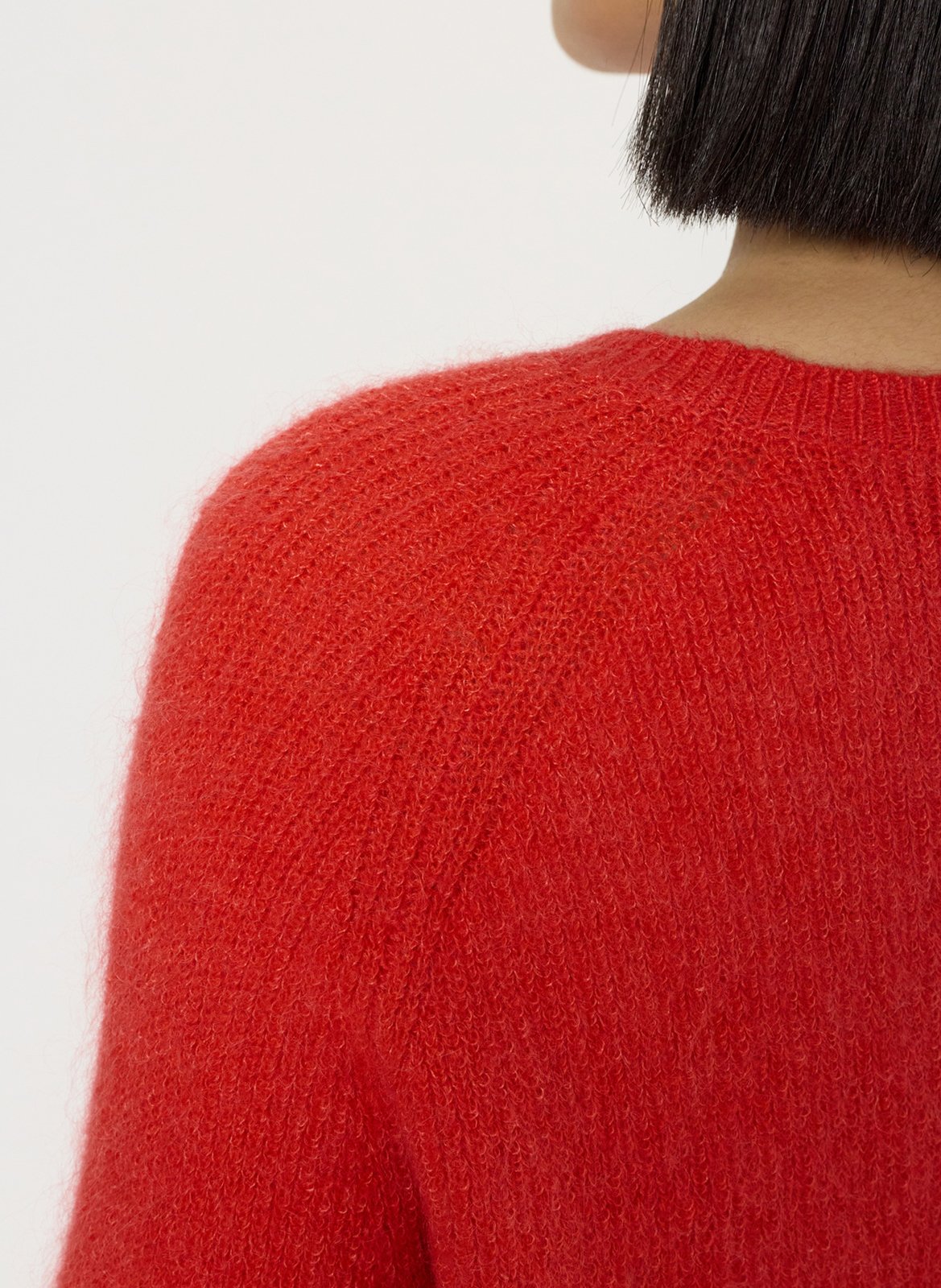 Pull col rond en laine mélangée GERARD DAREL Rouge