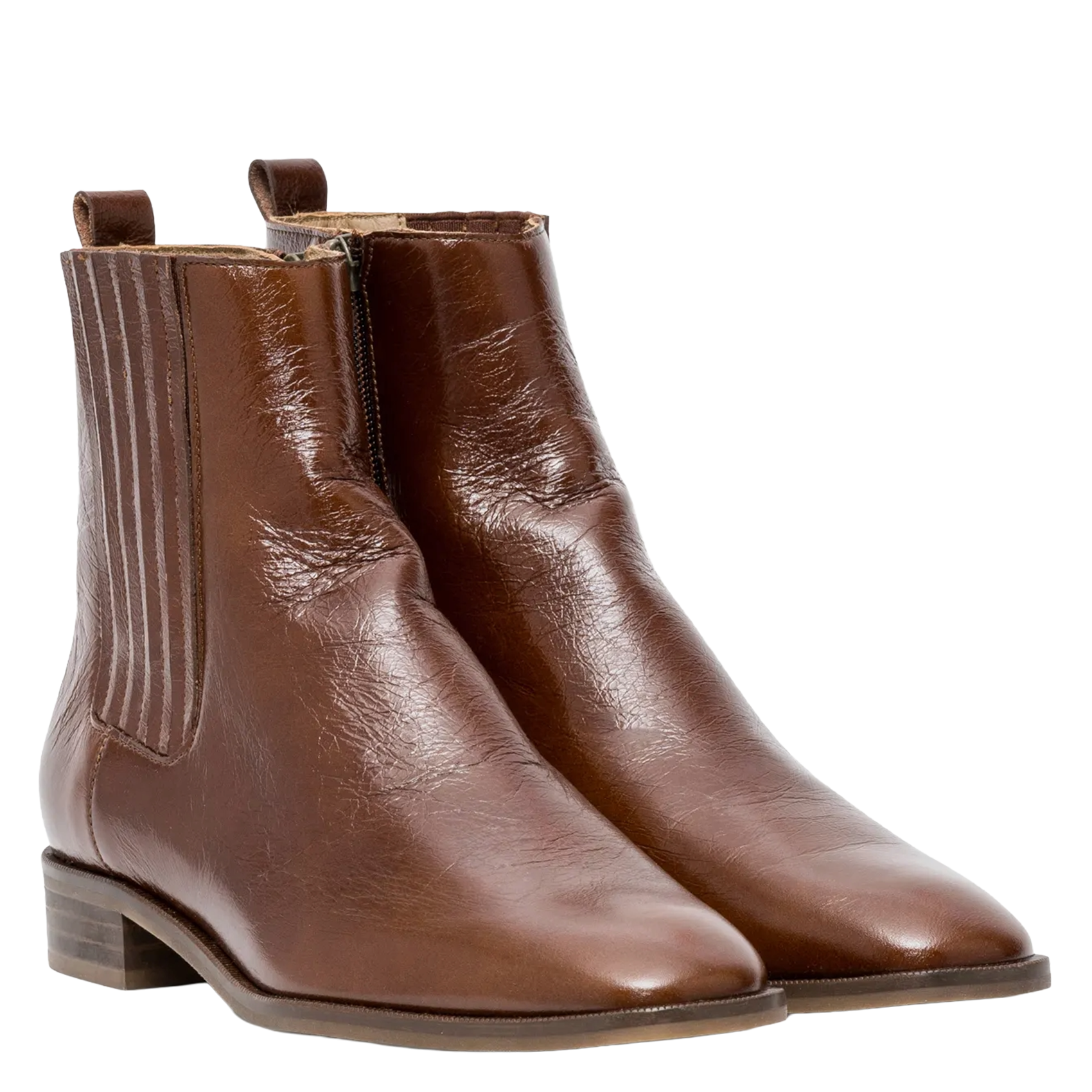 Bottines en cuir BOCAGE Marron