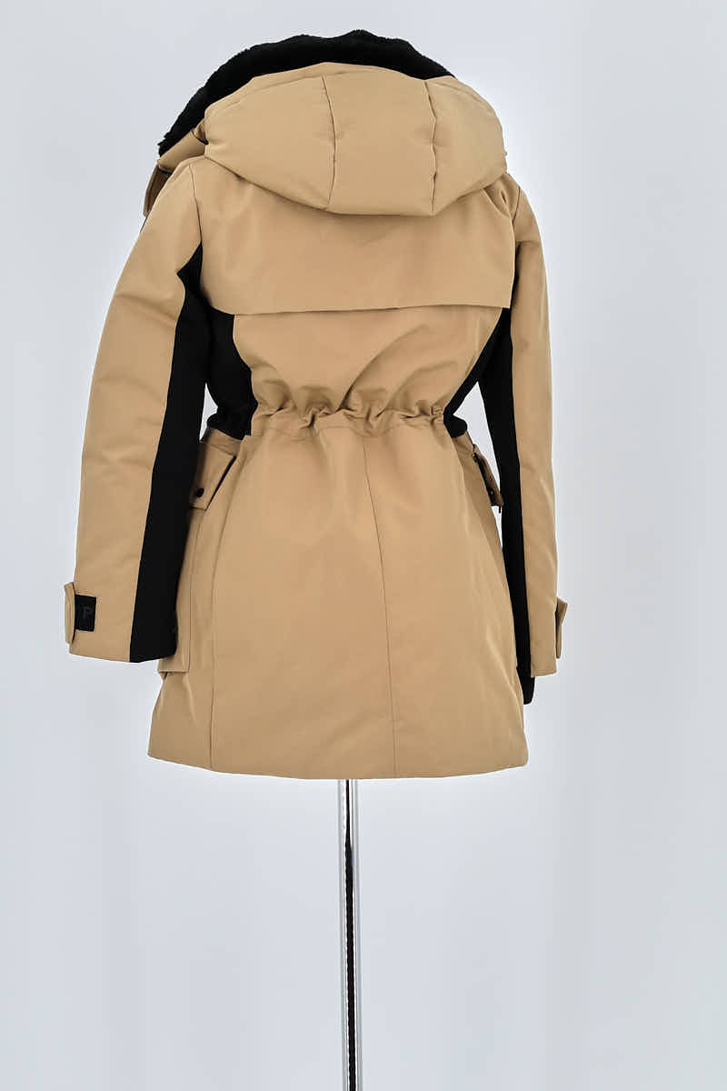 Lightweight quilted padded jacket with high neck FUSALP - Seconde main Beige