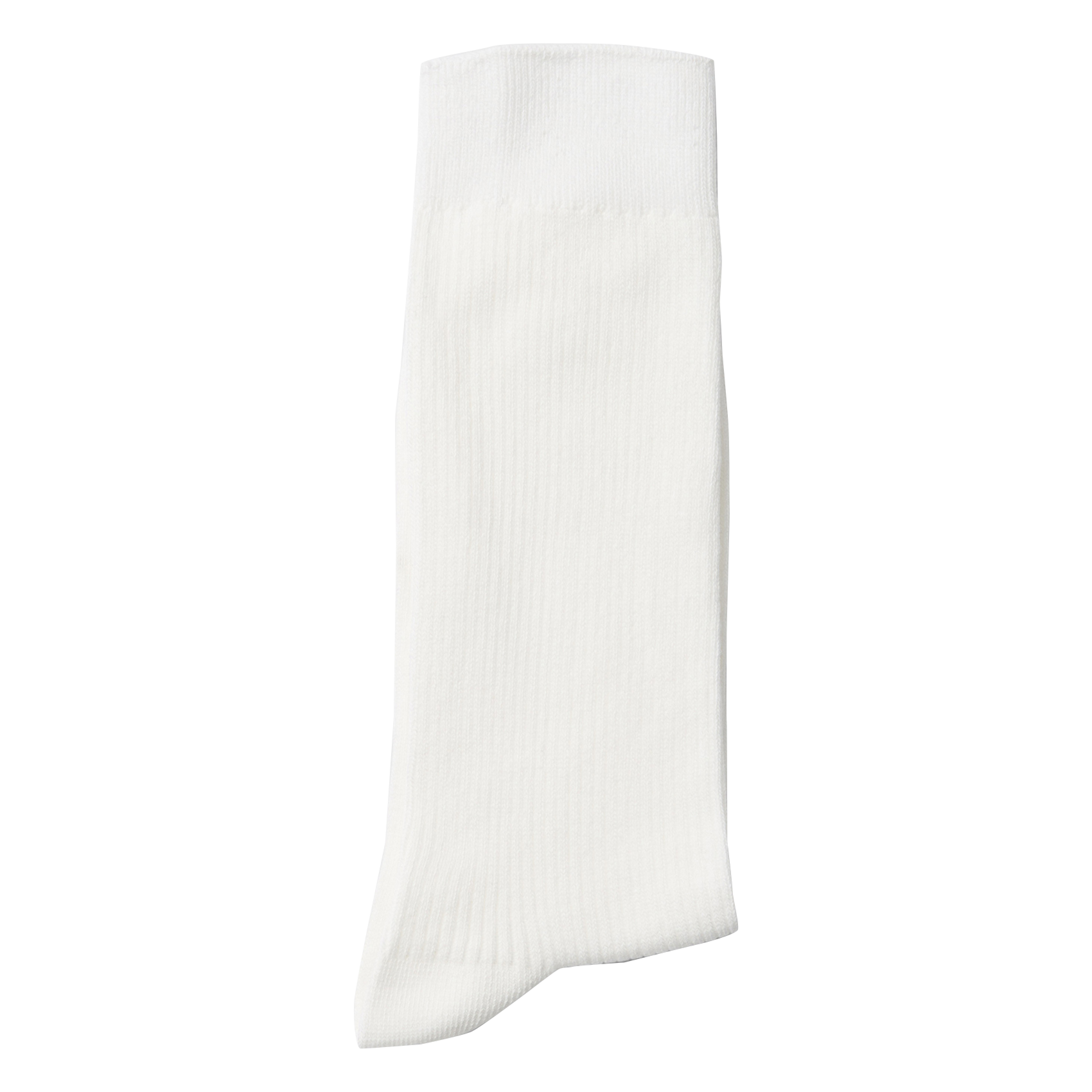 Organic cotton-blend socks SELECTED White