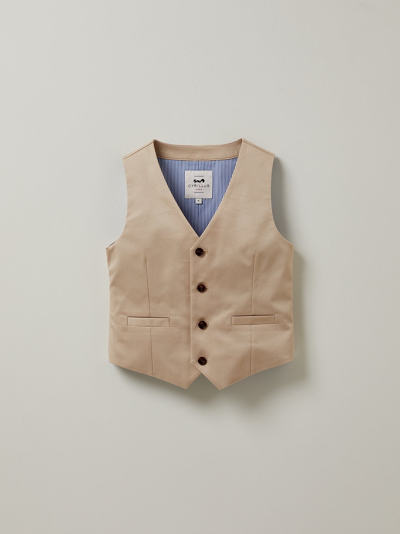 Suit vest - holiday and wedding collection CYRILLUS Beige