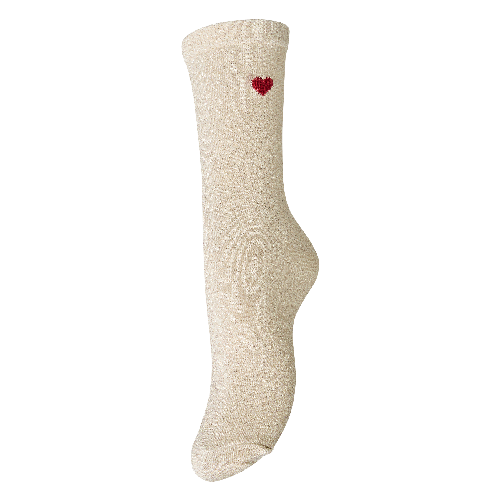 Socken aus recycelten Mischfasern PIECES Beige