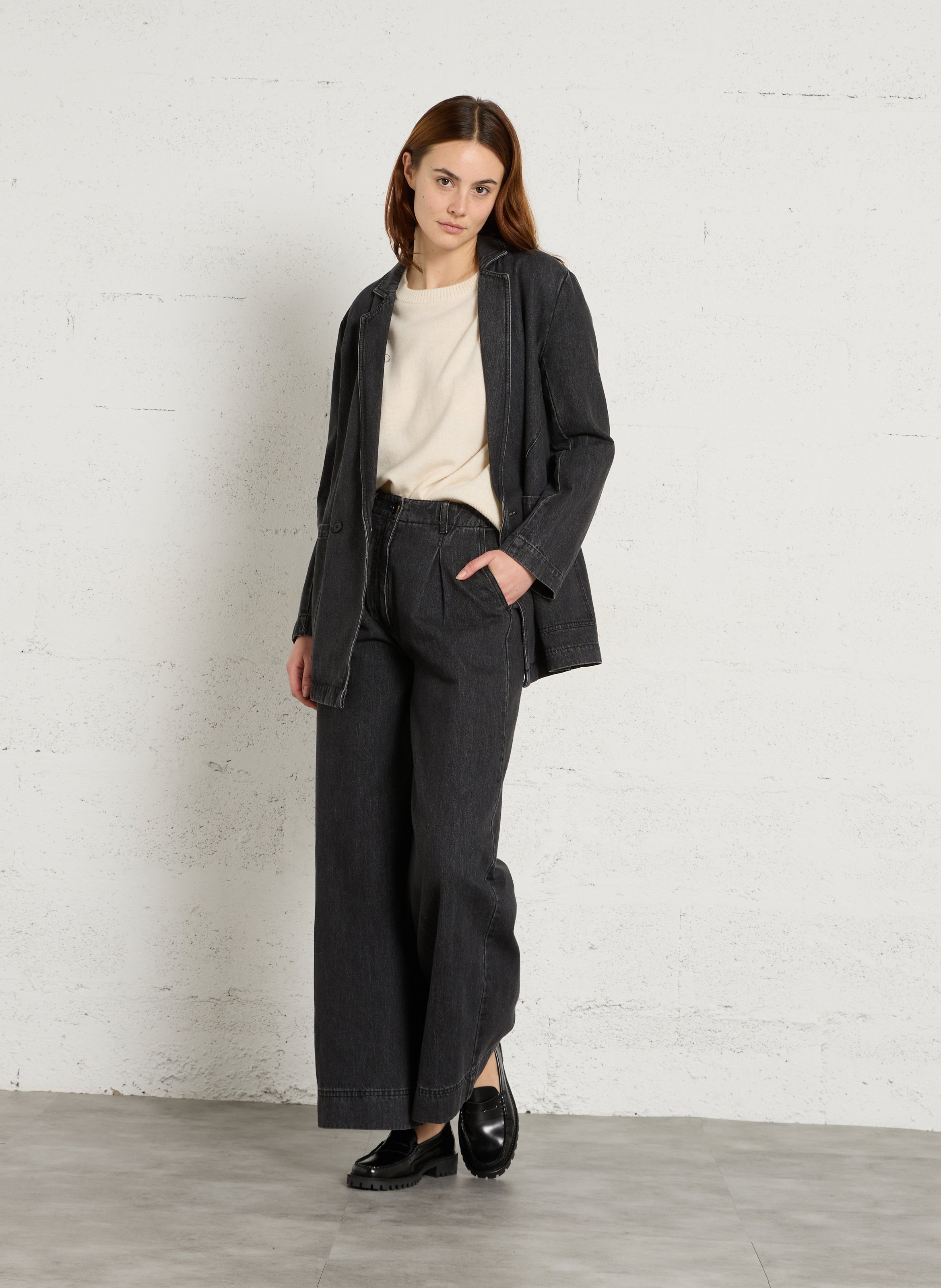 Mocassins en cuir MELLOW YELLOW Noir