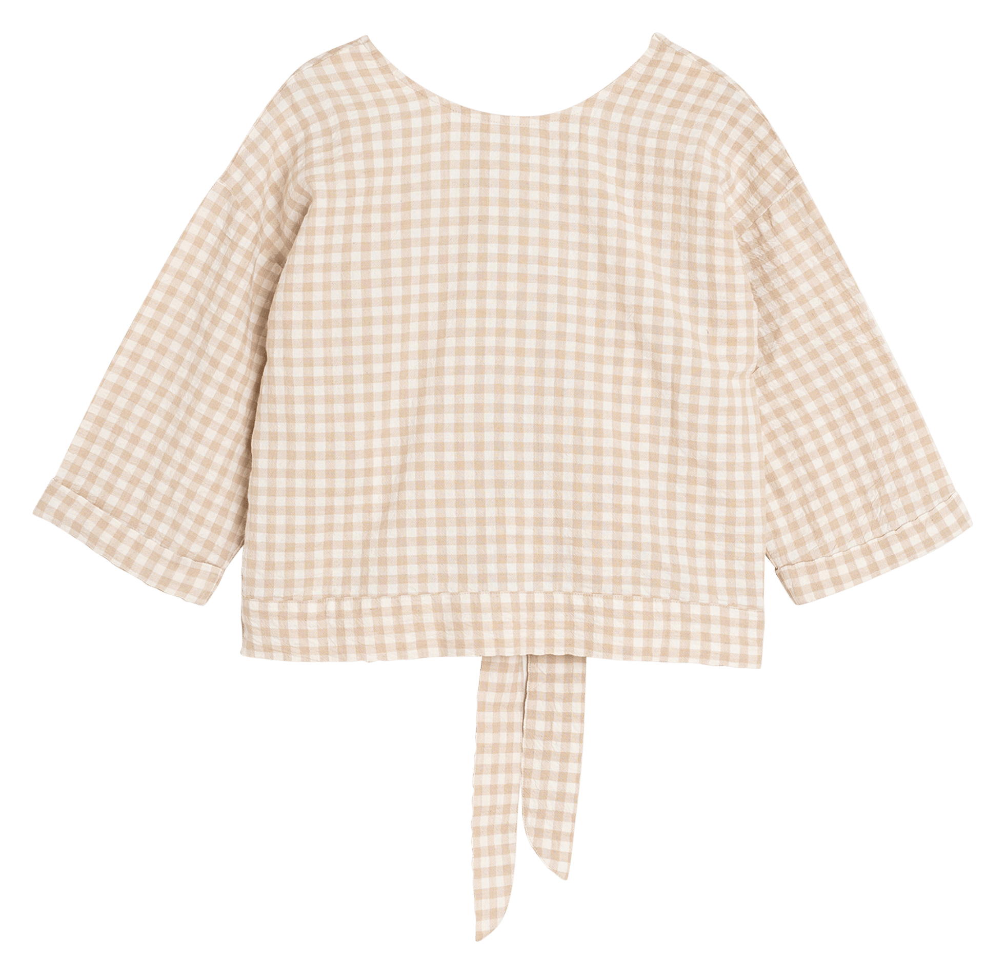 Rundhals-Top INDI & COLD Beige