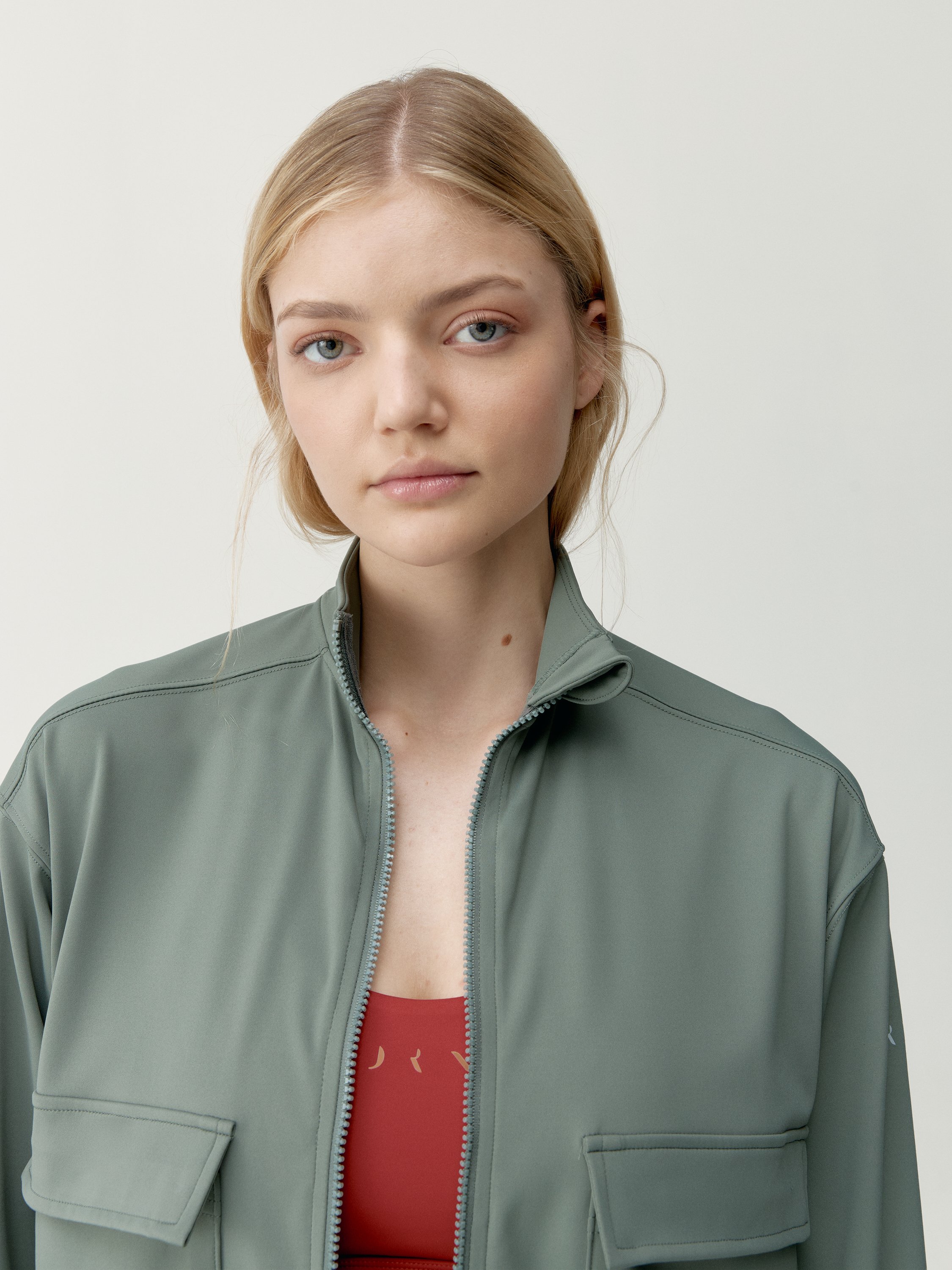 Veste de sport zippée performance athleisure egan BORN Vert