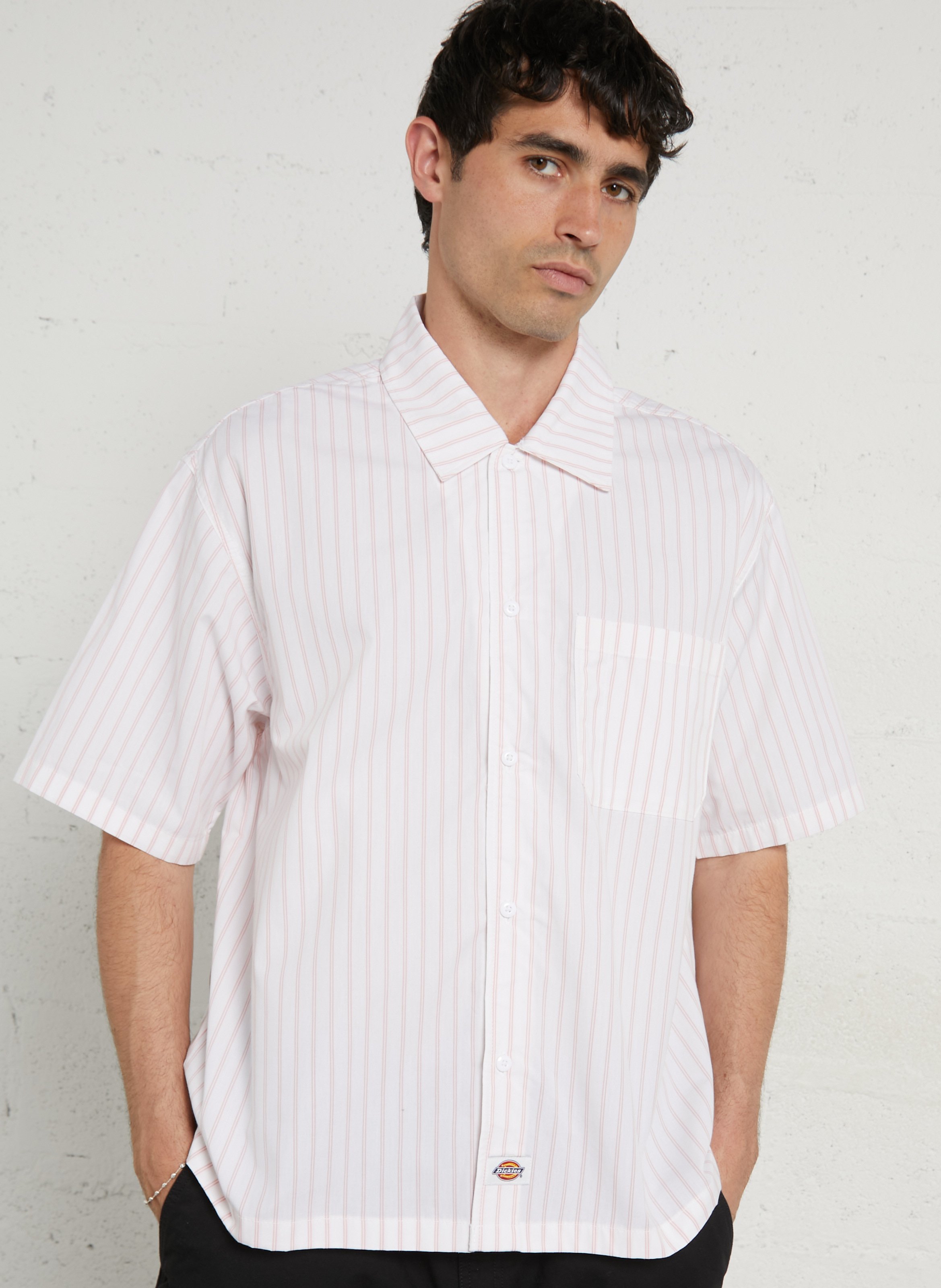 Chemise regular-fit col classique à rayures DICKIES