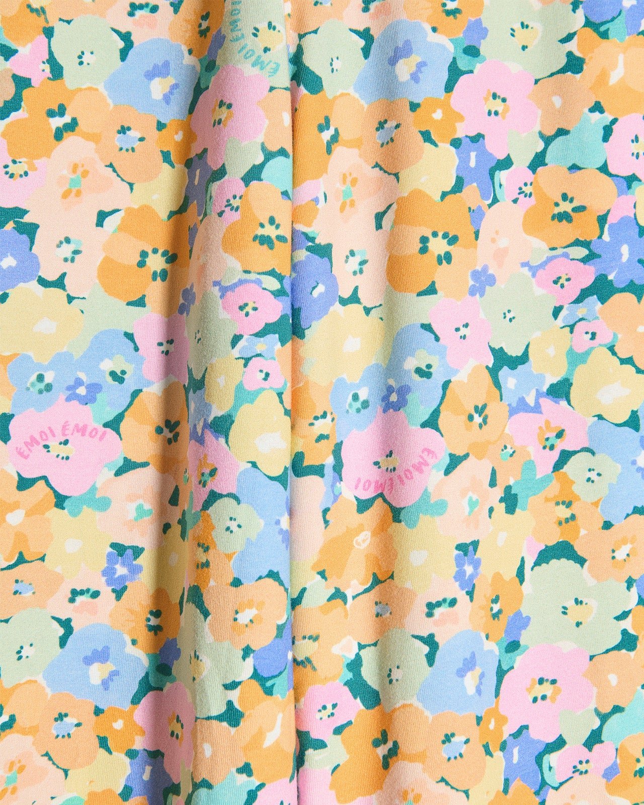 Pantalon en coton bio imprimé fleuri EMOI EMOI Multicolore