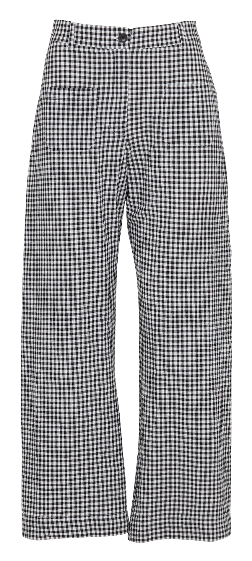 Pantalón evasé de mezcla de algodón BELLEROSE Verde