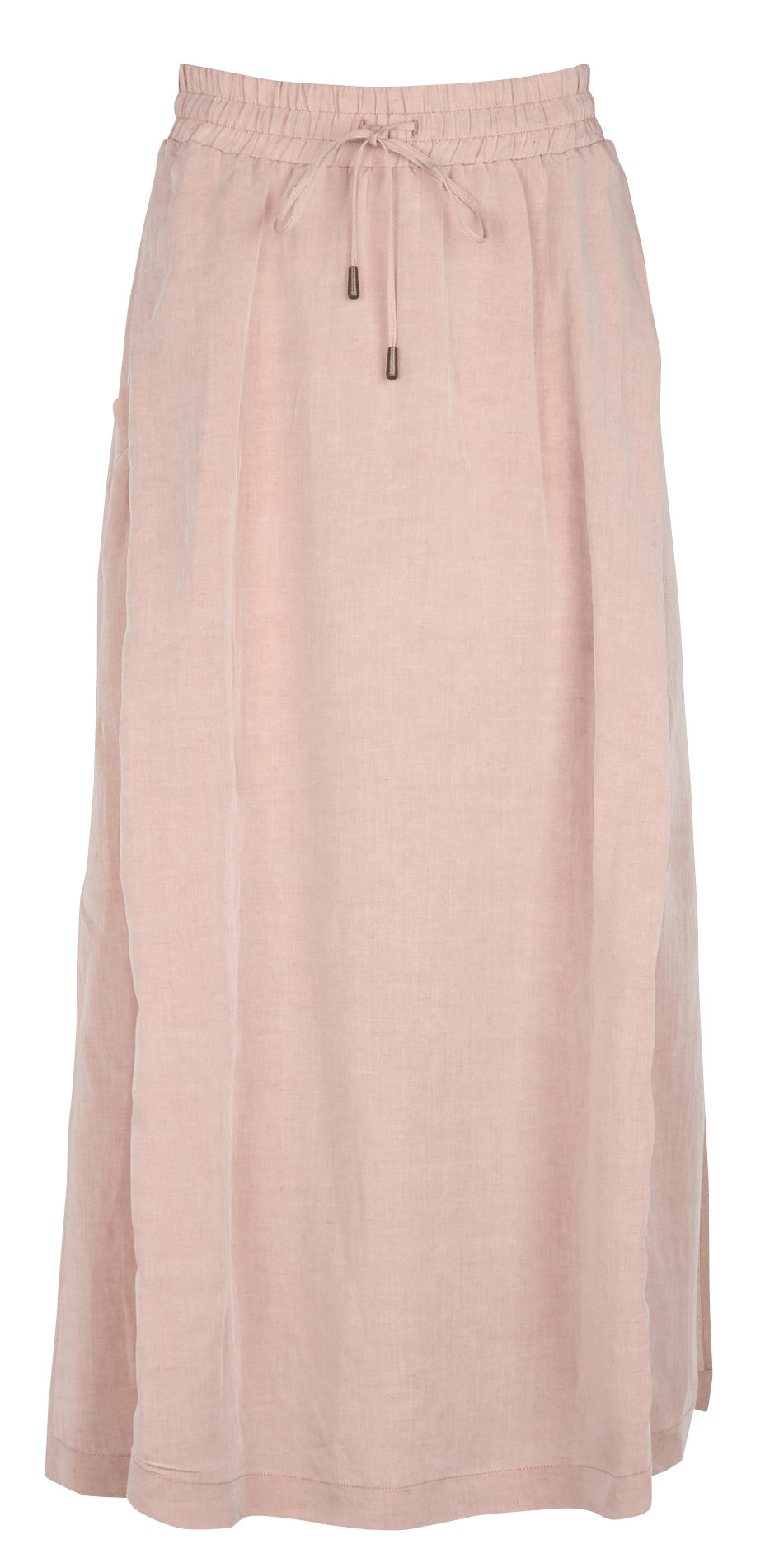 Jupe évasée en lin mélangé COTELAC ACOTE Rose