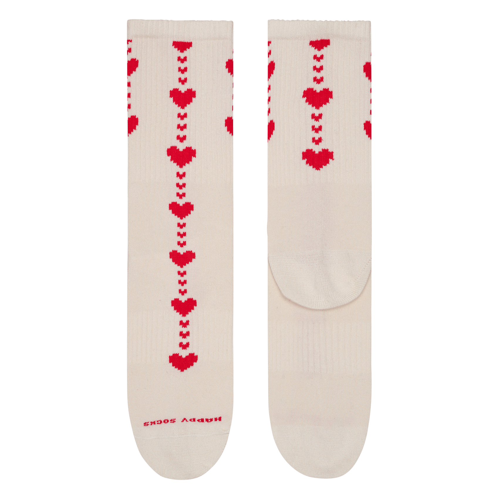 Socken aus Baumwoll-Mix mit Print HAPPY SOCKS Weiss