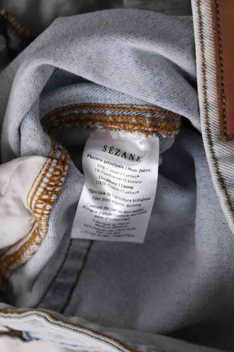 Jean boyfriend SEZANE - Seconde main Bleu