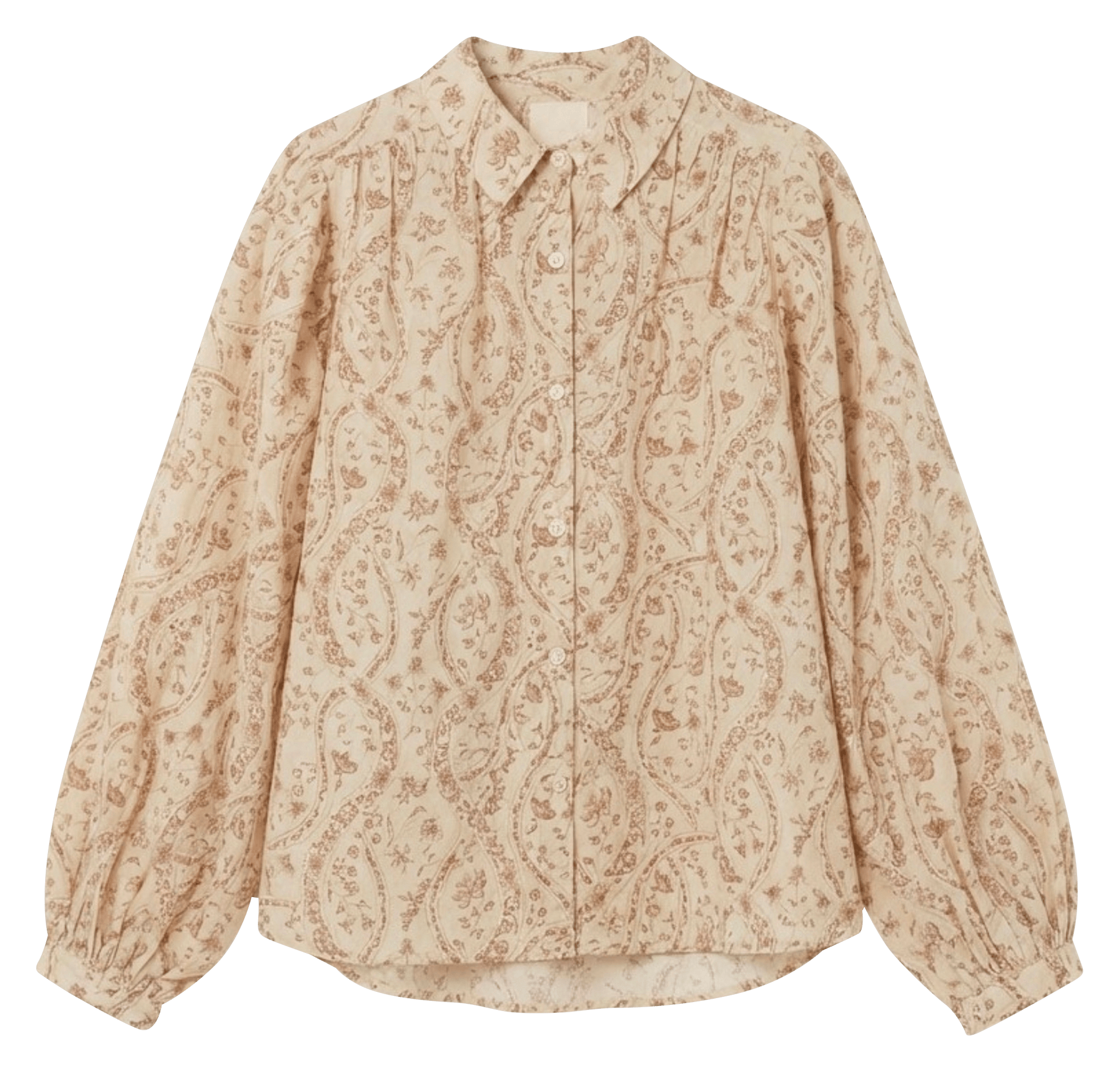 Oversized cotton and silk shirt INDI & COLD