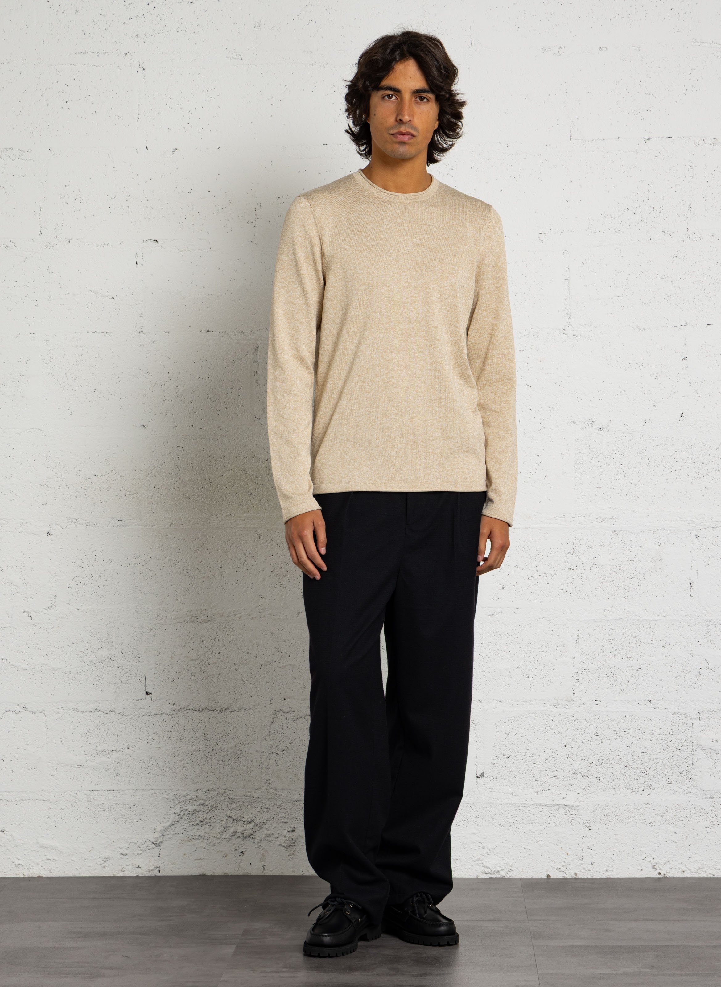 Baumwollpullover | Beige IKKS Herren