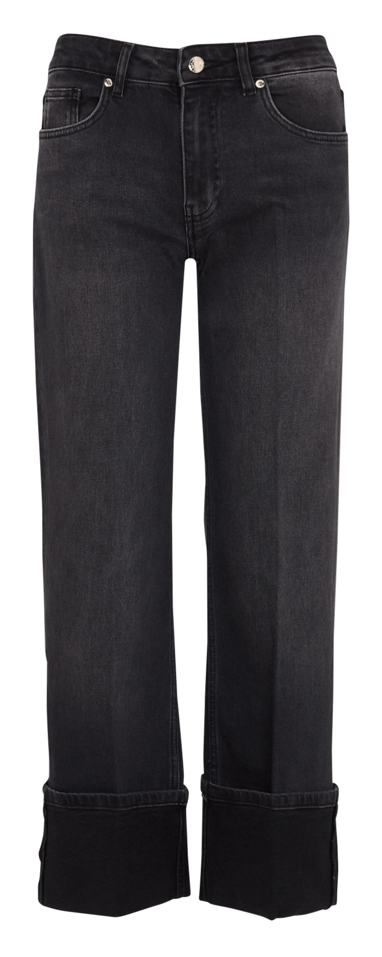 Cotton-blend straight jeans ZAPA Black