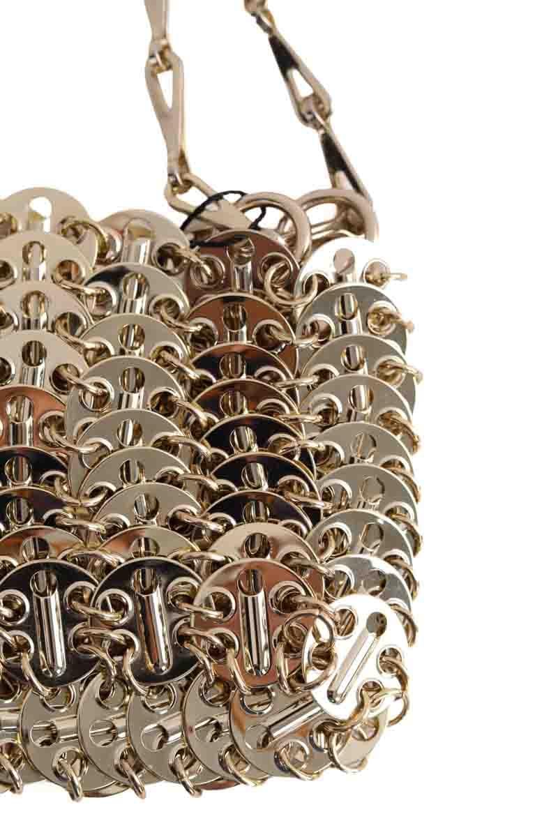 Nano 1969 Mini Bag PACO RABANNE - Seconde Main Golden