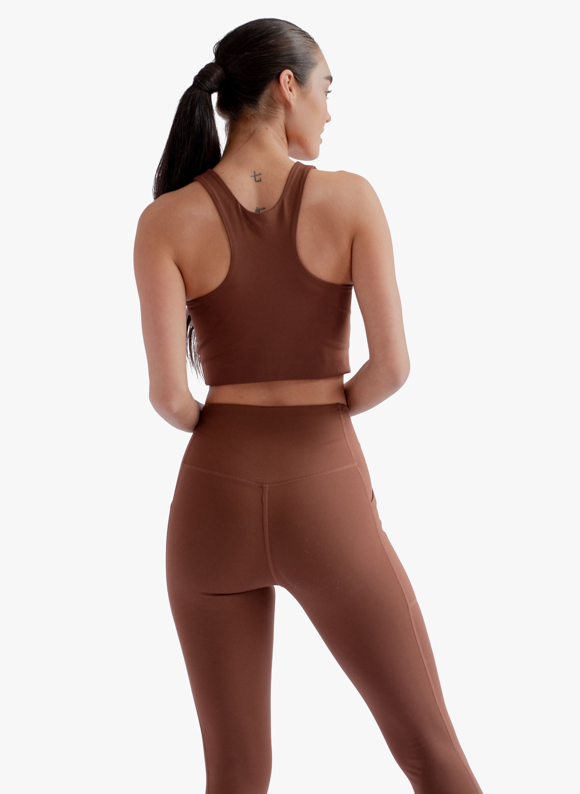 Bustier mit Ringerrücken GIRLFRIEND COLLECTIVE Braun