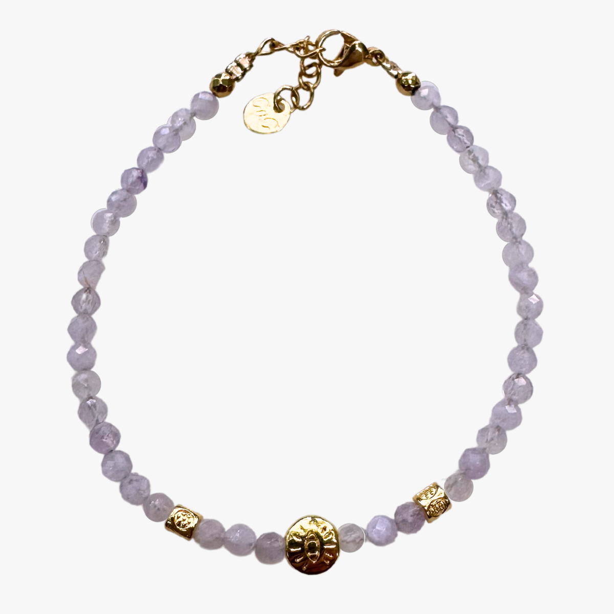 Ametrine eye bracelet GINANDGER Blue