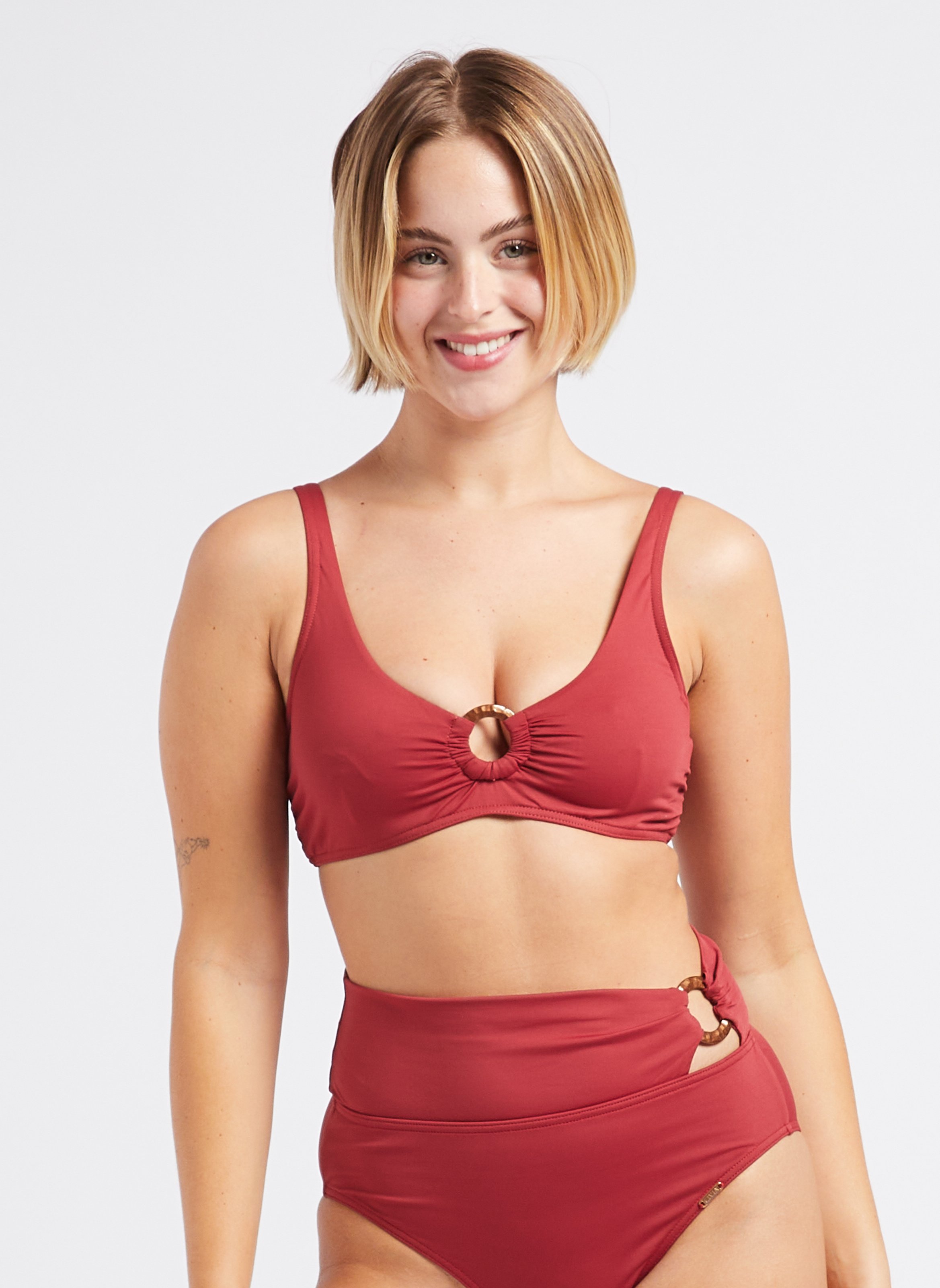 Haut de maillot de bain LIVIA Rose