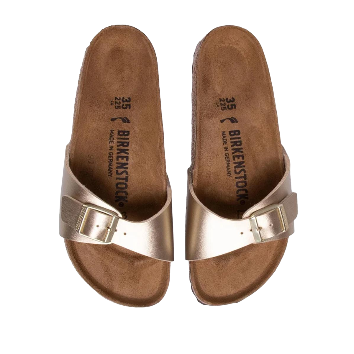 Faux leather sandals BIRKENSTOCK Yellow