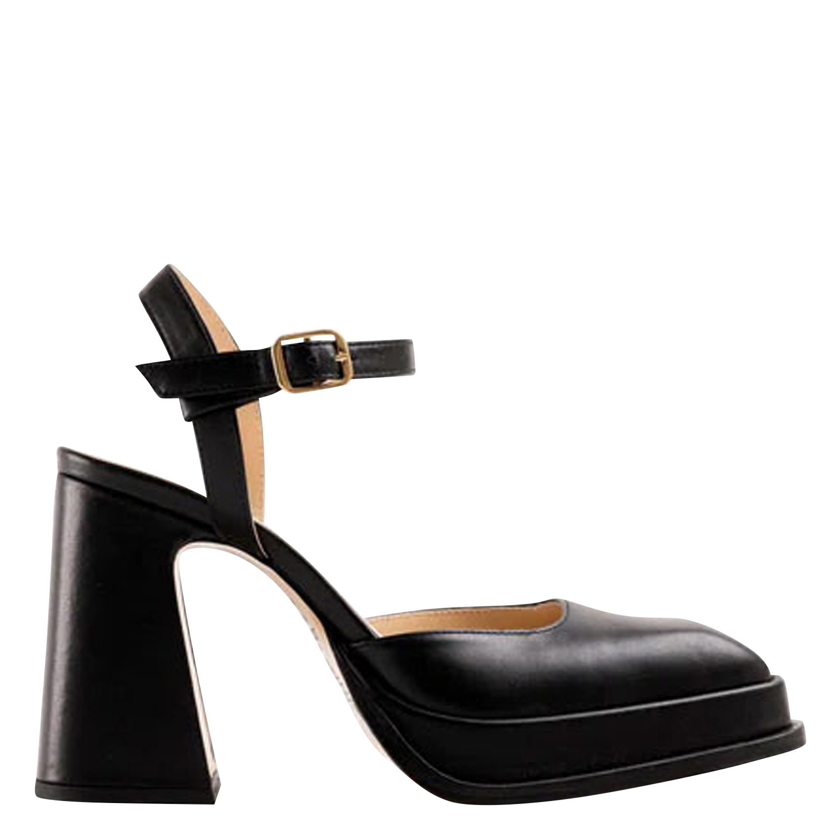 Escarpins à bout carré en cuir vernis SOULIER MARTINEZ