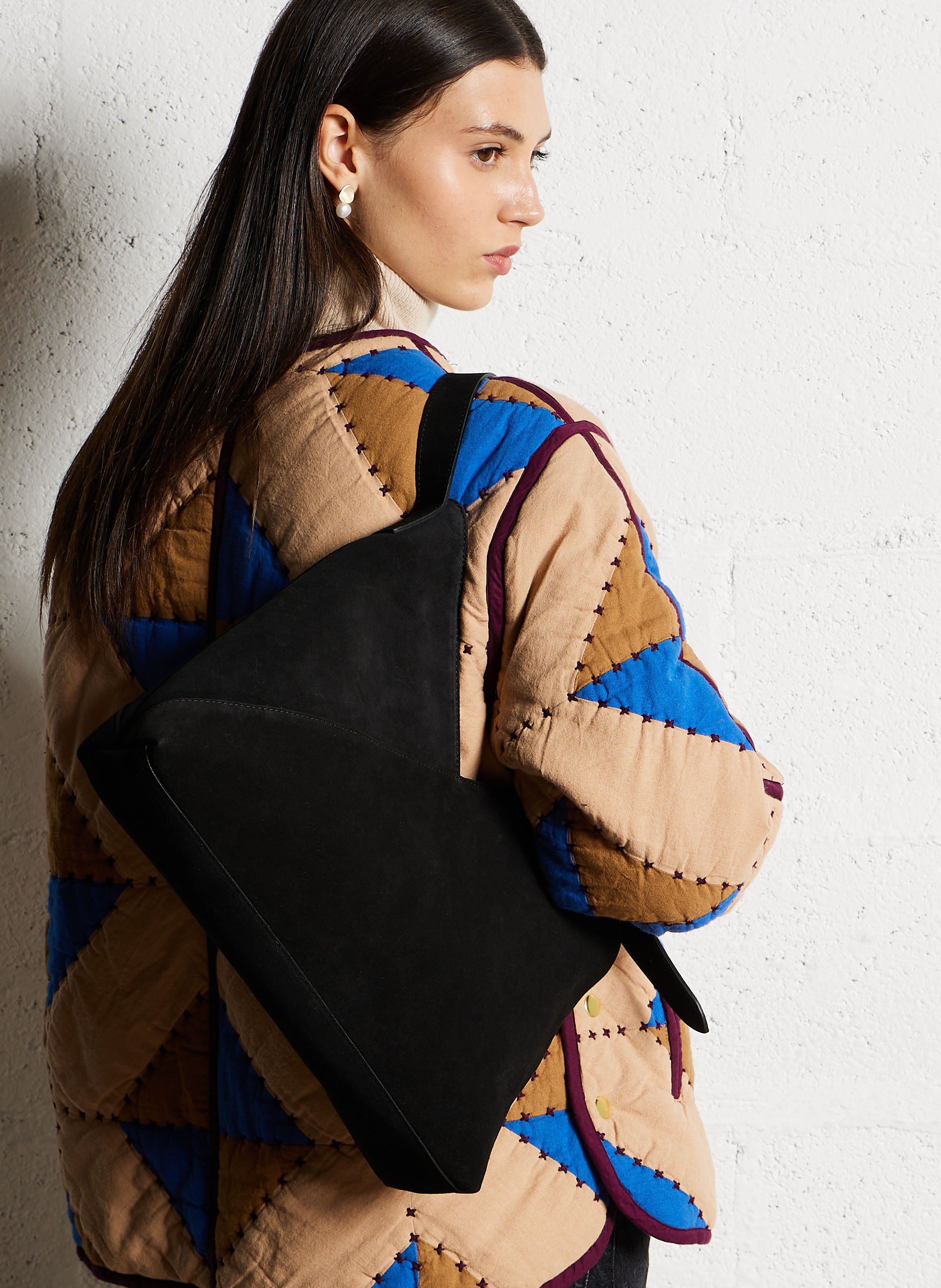 Billy L leather bag  SAISON 1865 Black