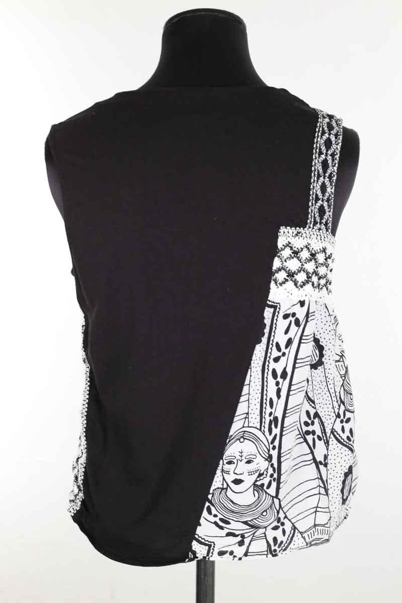 Sleeveless cotton top BIMBA Y LOLA - Seconde main White