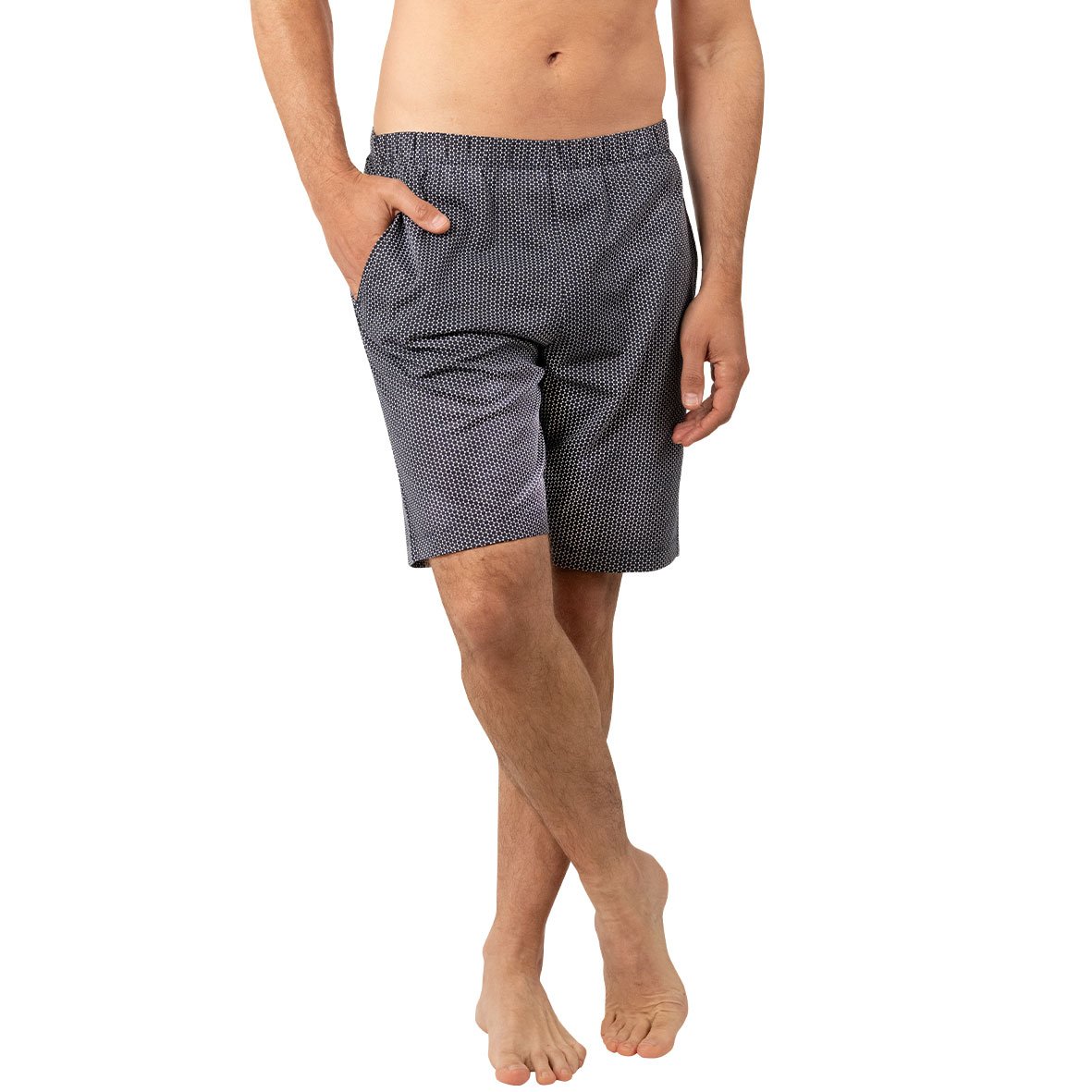 Business short V-neck pyjamas EMINENCE Blue