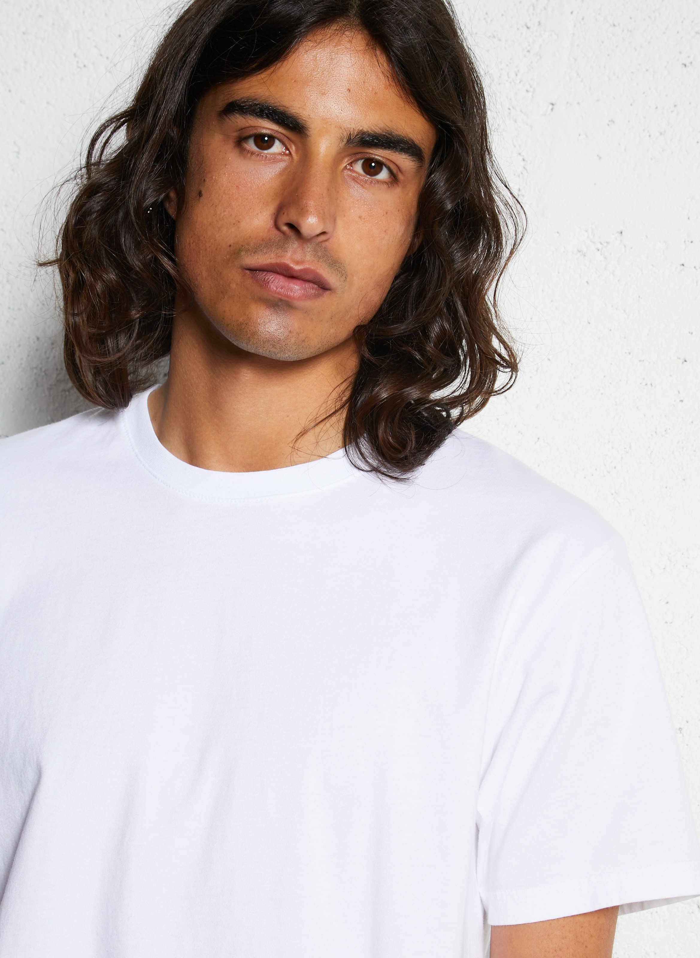 Rundhals-T-Shirt aus Bio-Baumwolle COLORFUL STANDARD Weiss