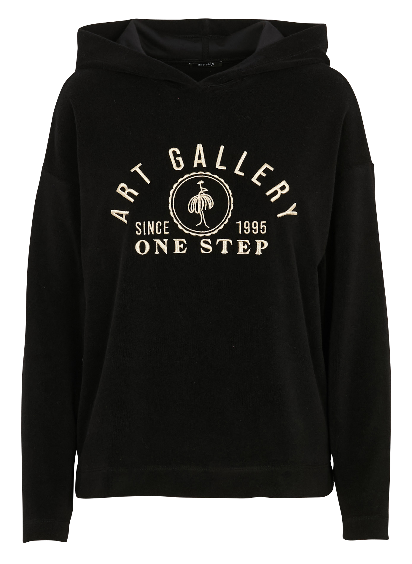 Effen sweater ONE STEP Zwart