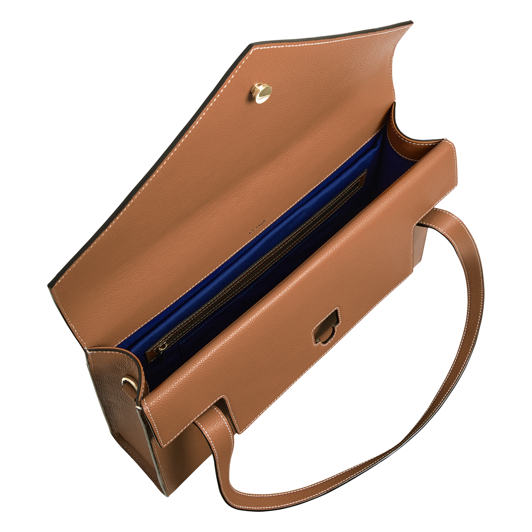 Porte-documents en cuir LE TANNEUR Marron