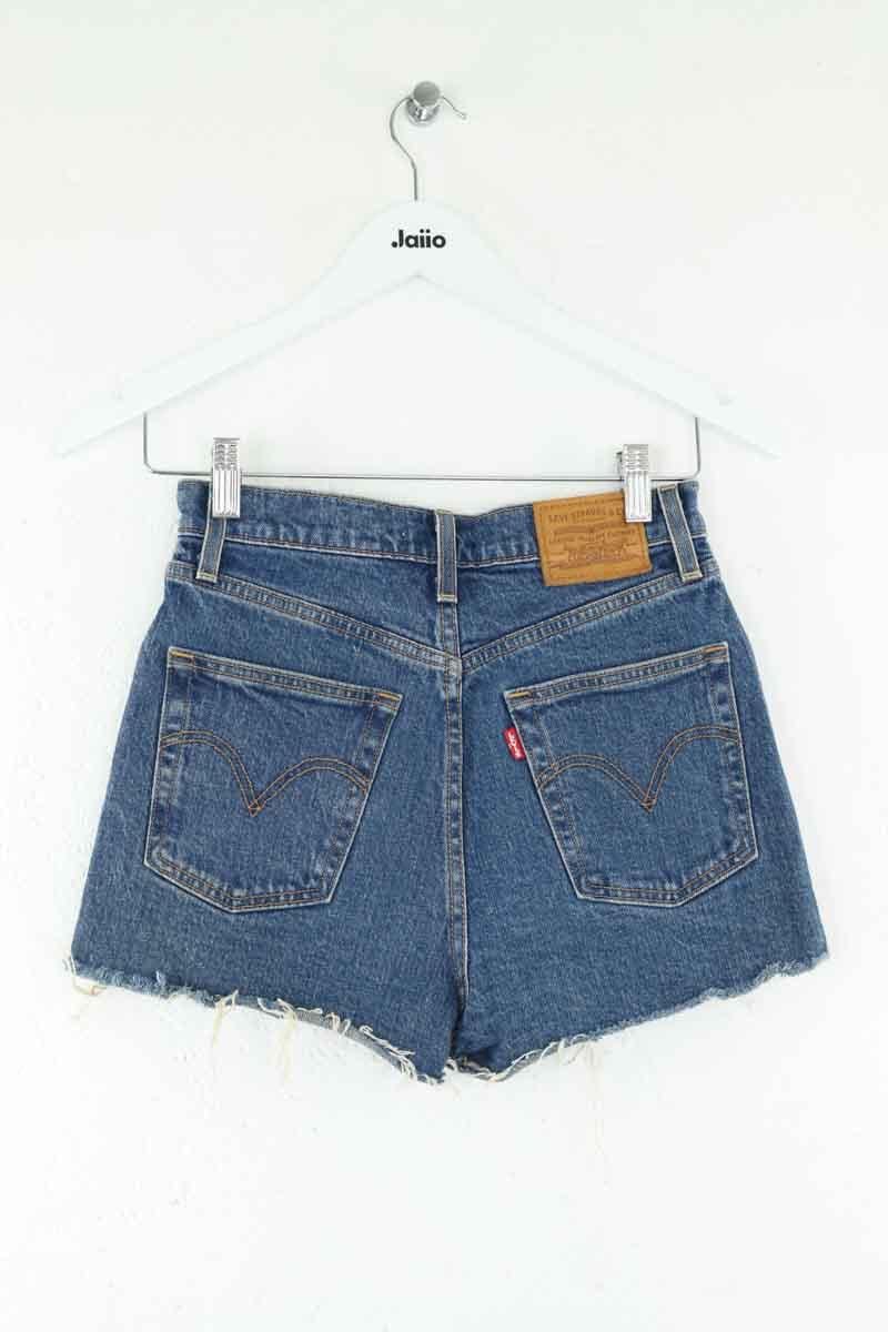 Cotton mini shorts LEVI'S - Seconde main Blue