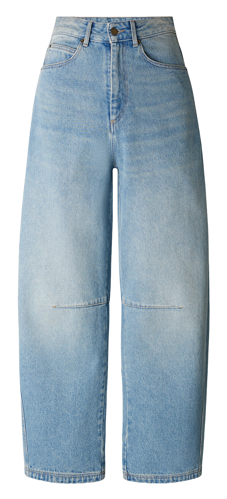 Weite Baumwoll-Jeans SOEUR Blau
