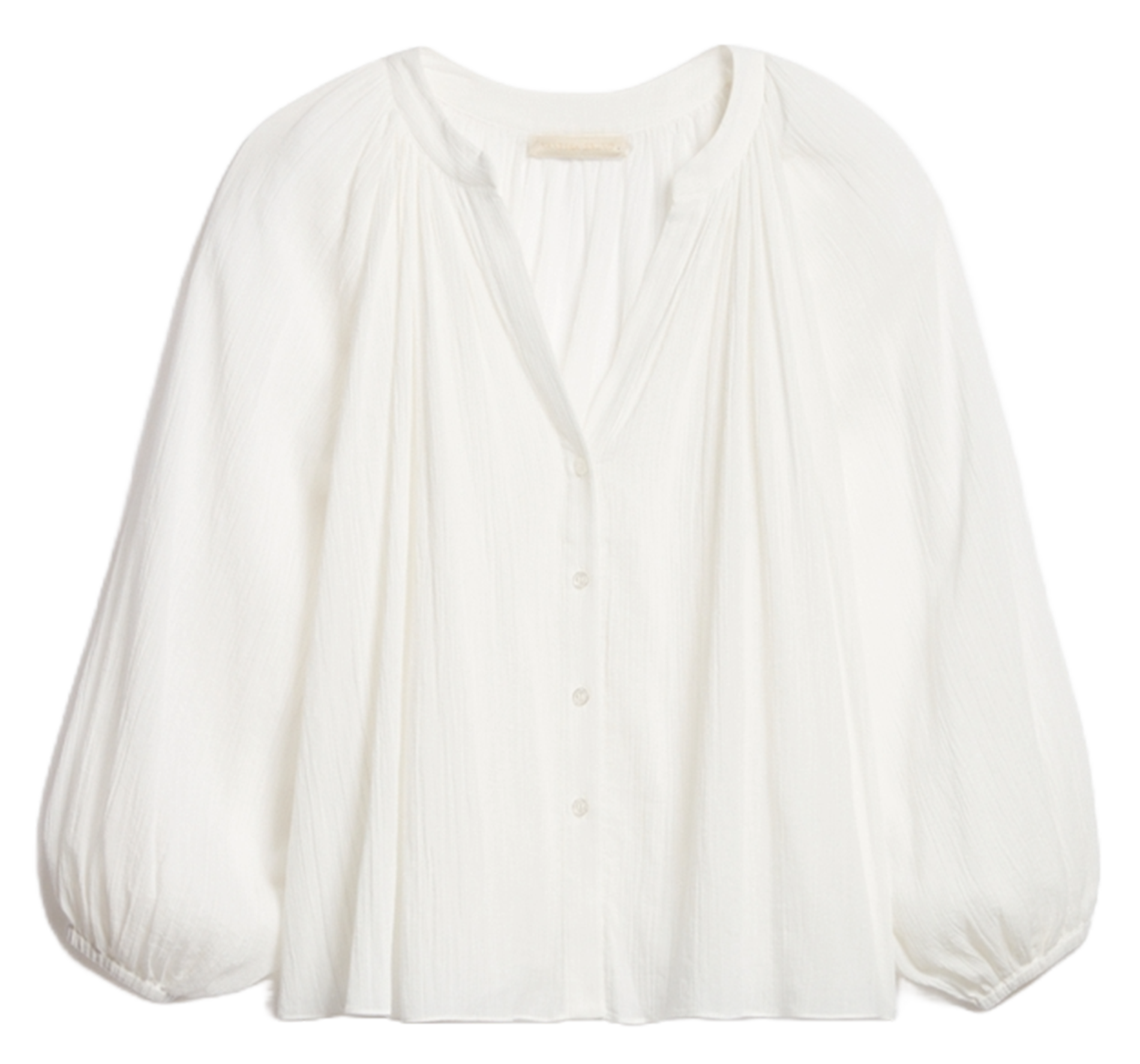 V-neck cotton blouse VANESSA BRUNO White