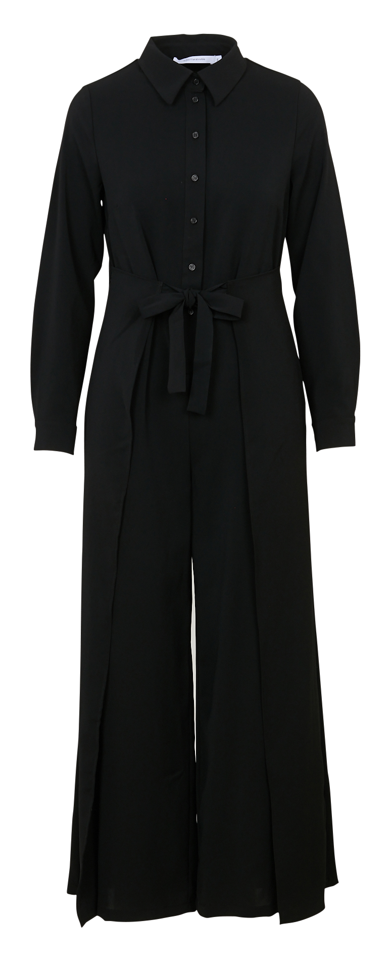 Shirt collar jumpsuit LA FEE MARABOUTEE Black