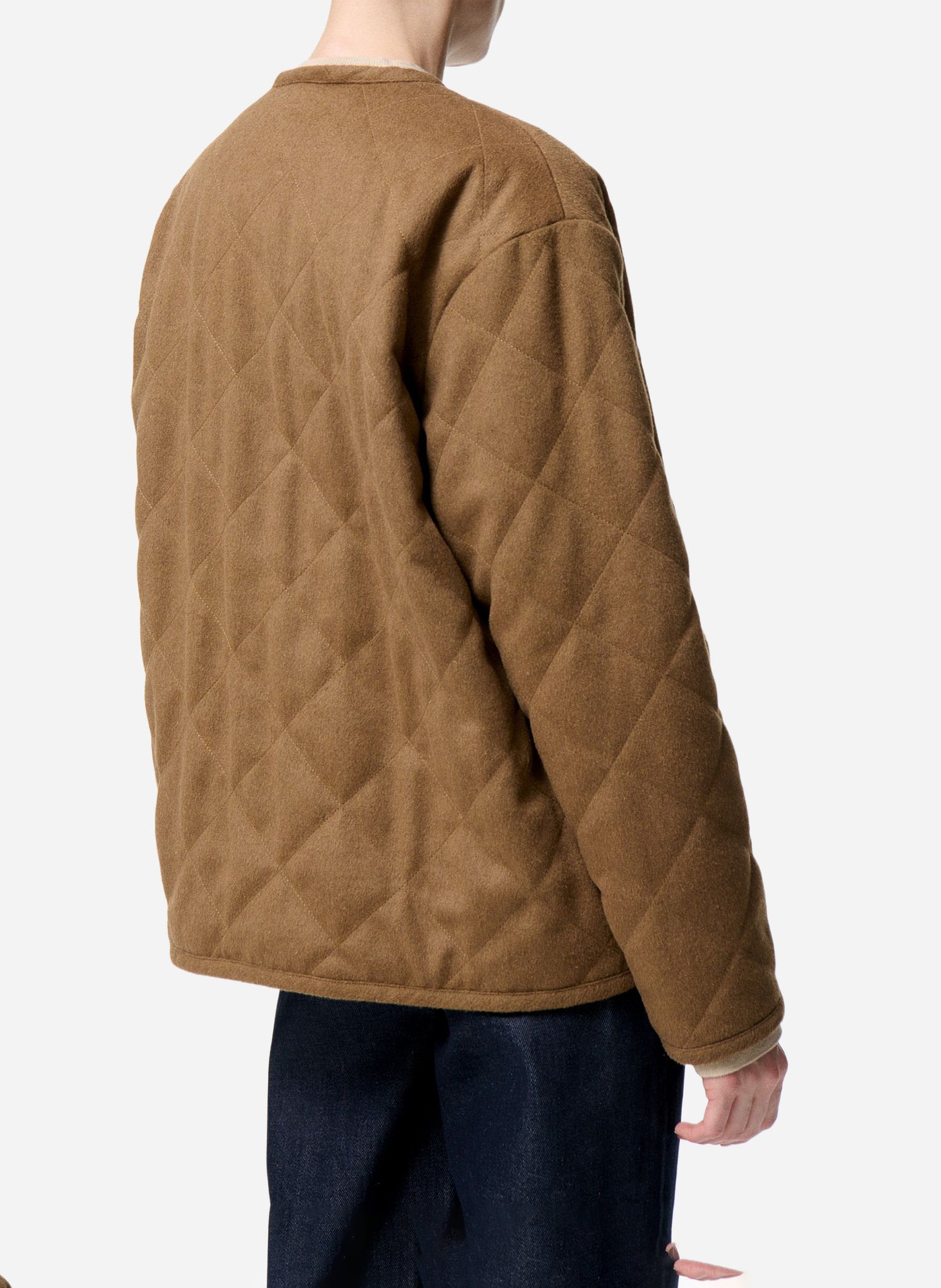 Oversized quilted jacket VANESSA BRUNO Brown