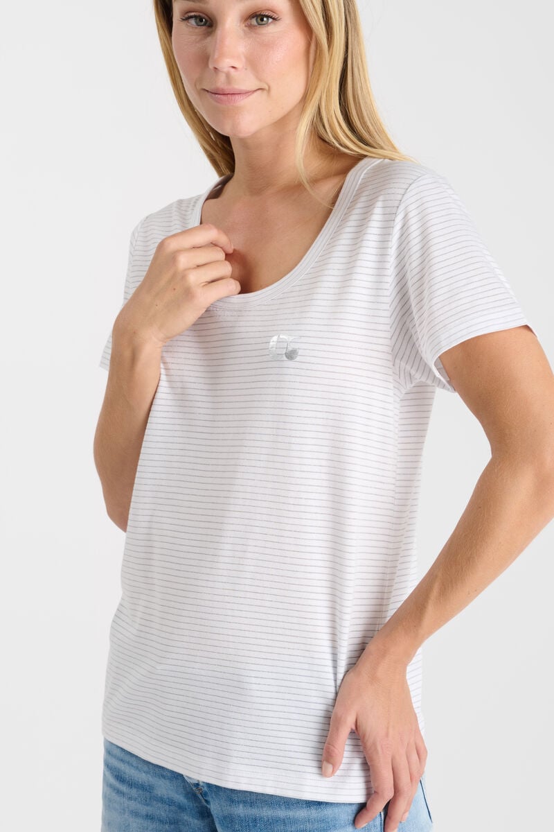 Tommy Badge T-shirt LE TEMPS DES CERISES White