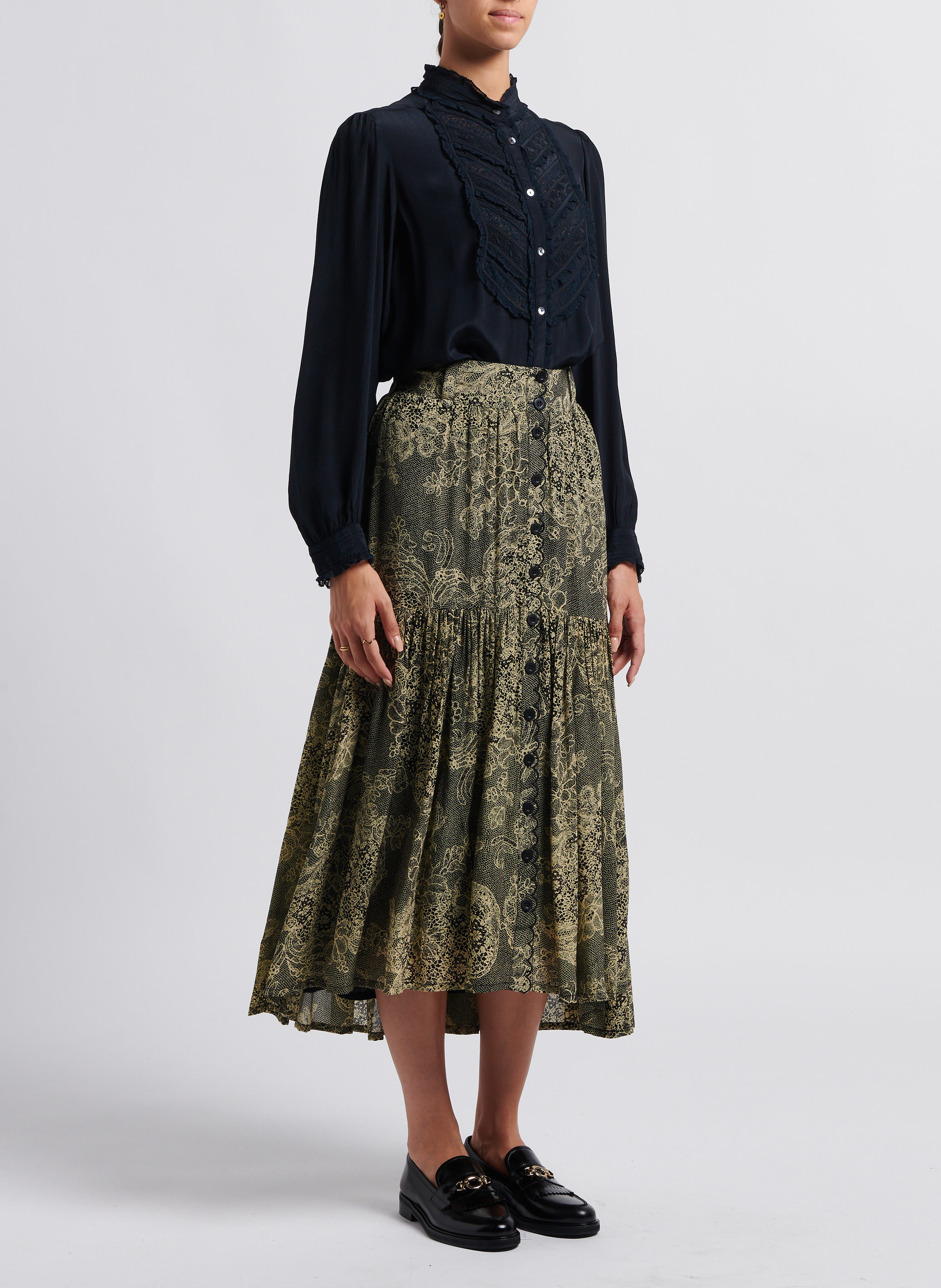 Leren loafers JONAK Zwart