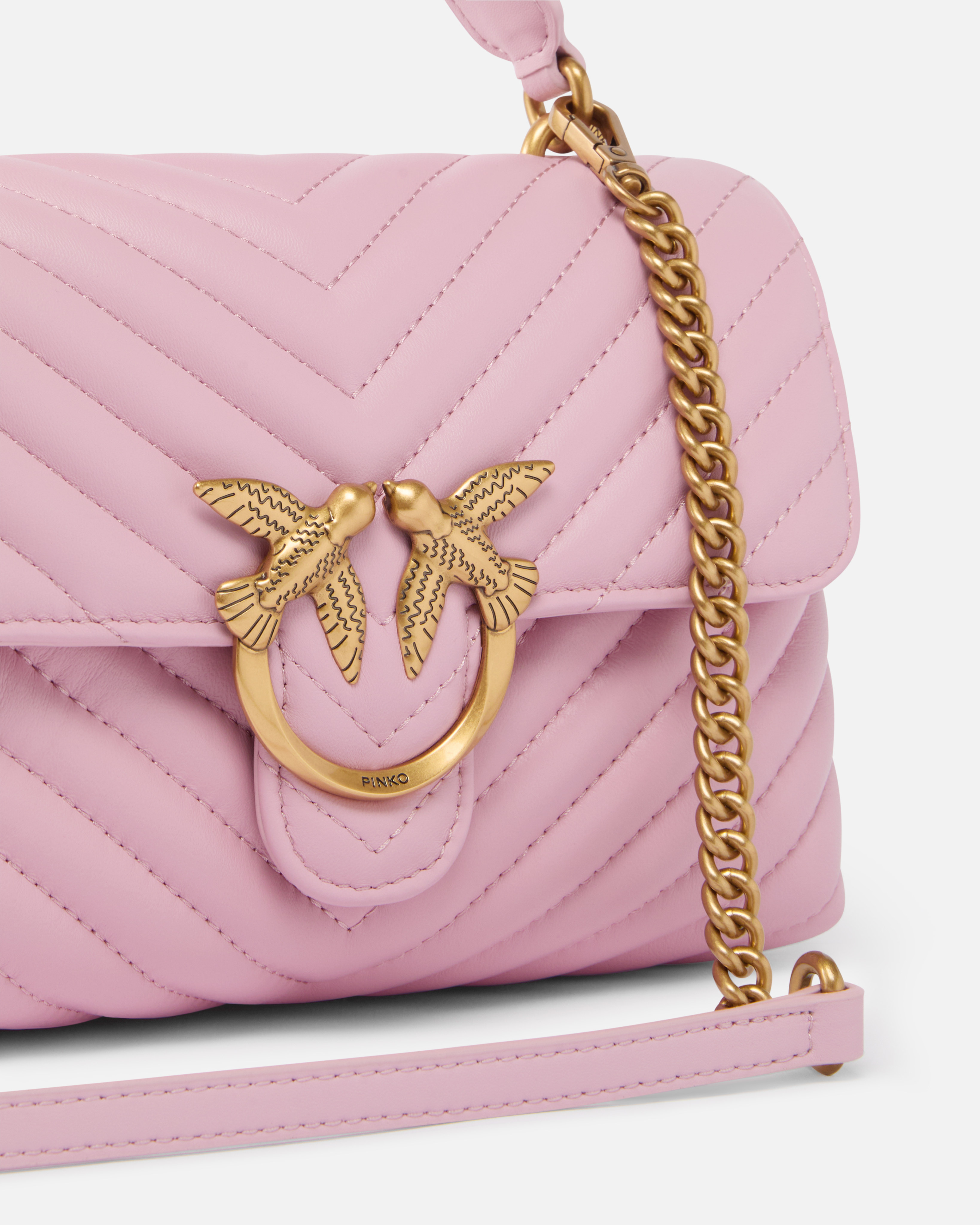 Mini lady love bag puff PINKO Rose