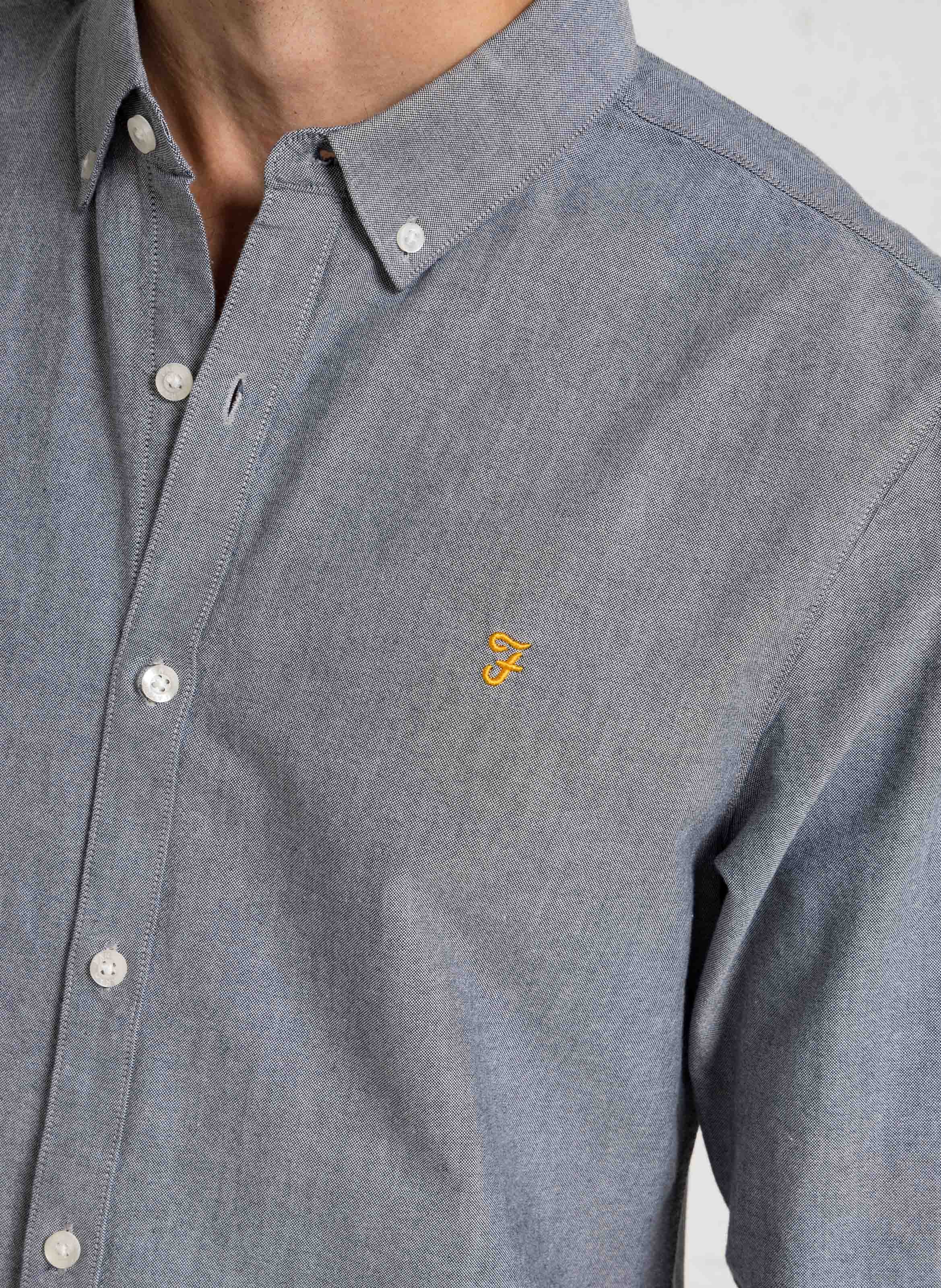 Chemise slim-fit en coton biologique FARAH Multicolore