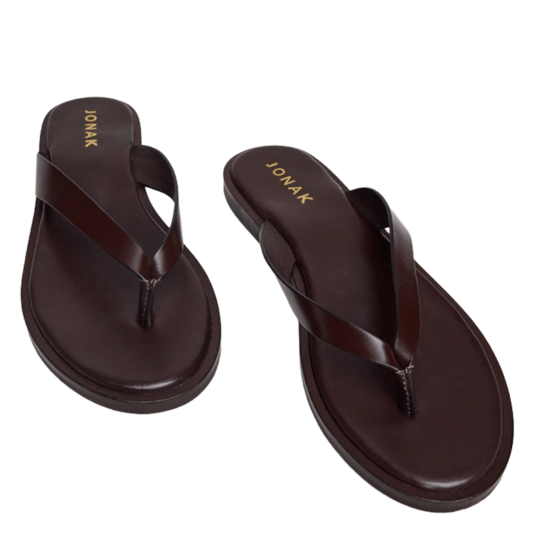 Plagette en cuir JONAK Marron