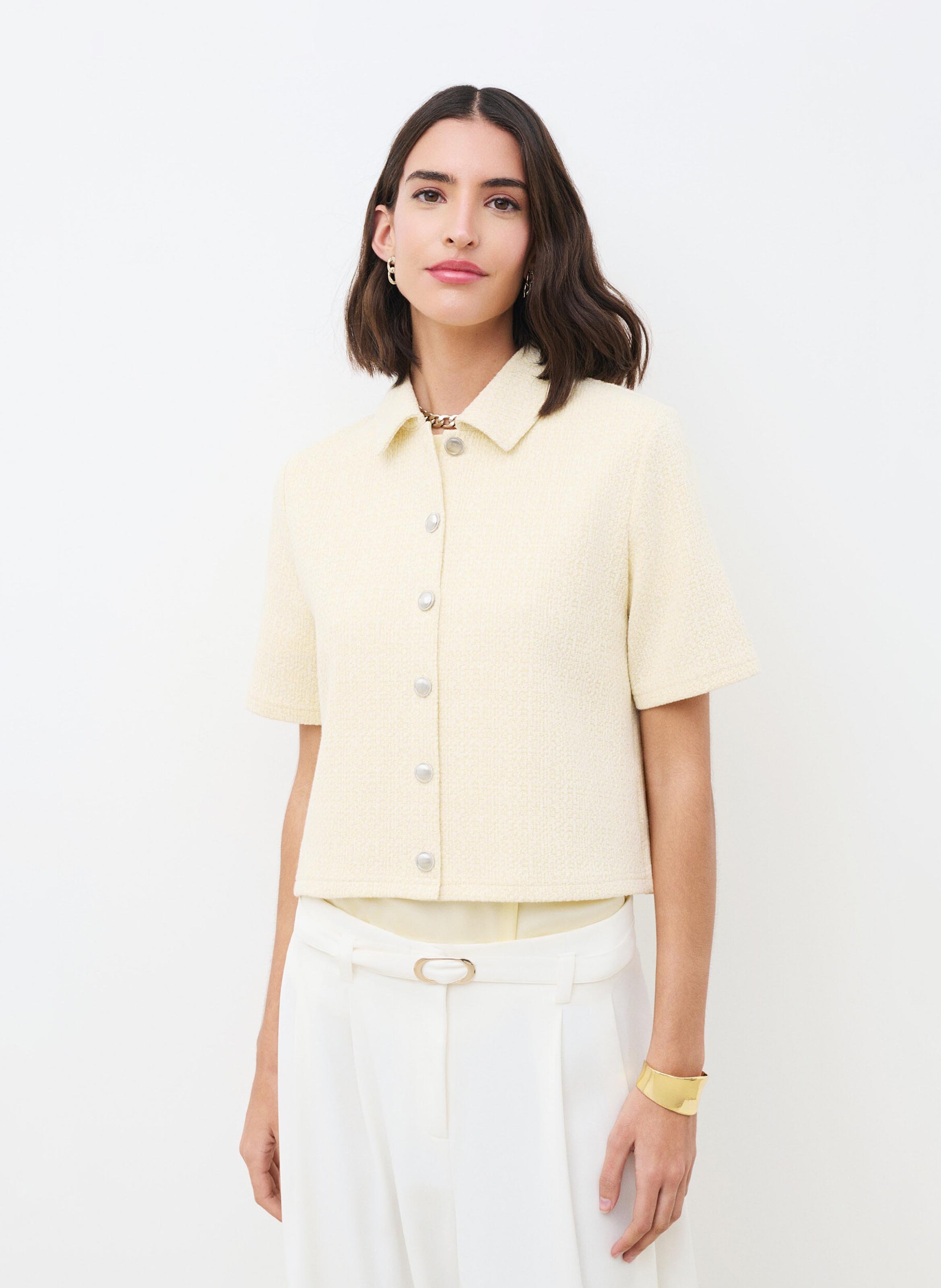 Chemise col classique CAROLL Yellow