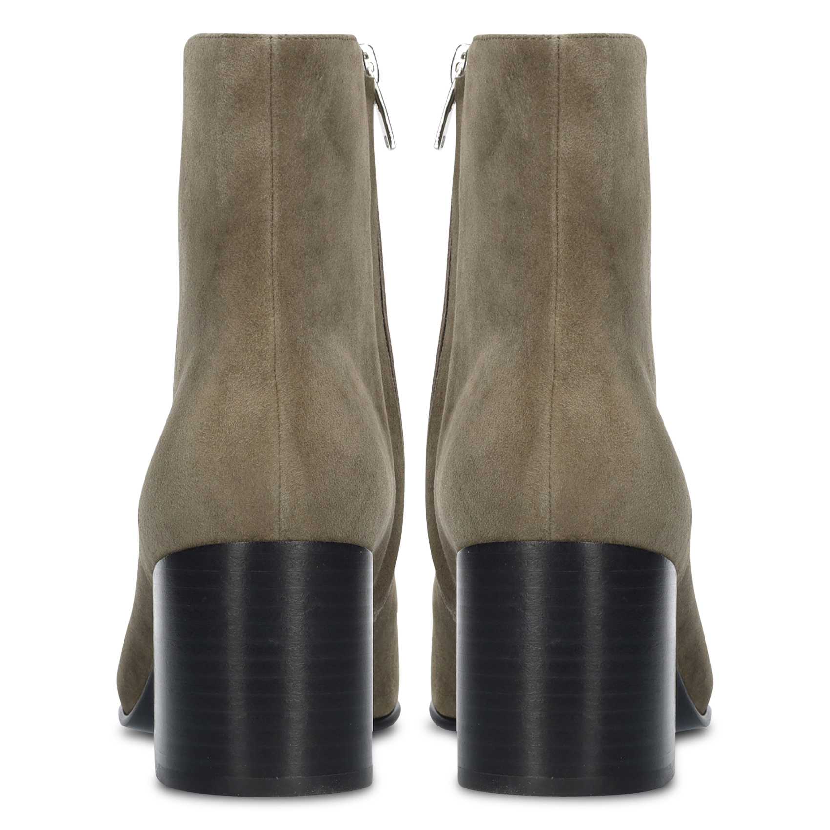 Stiefeletten mit eckiger Spitze aus Wildleder BIBI LOU Grun