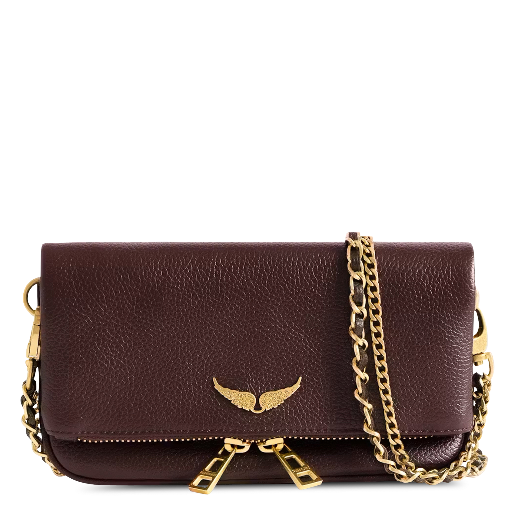Abend-Clutch aus Leder ZADIG&VOLTAIRE