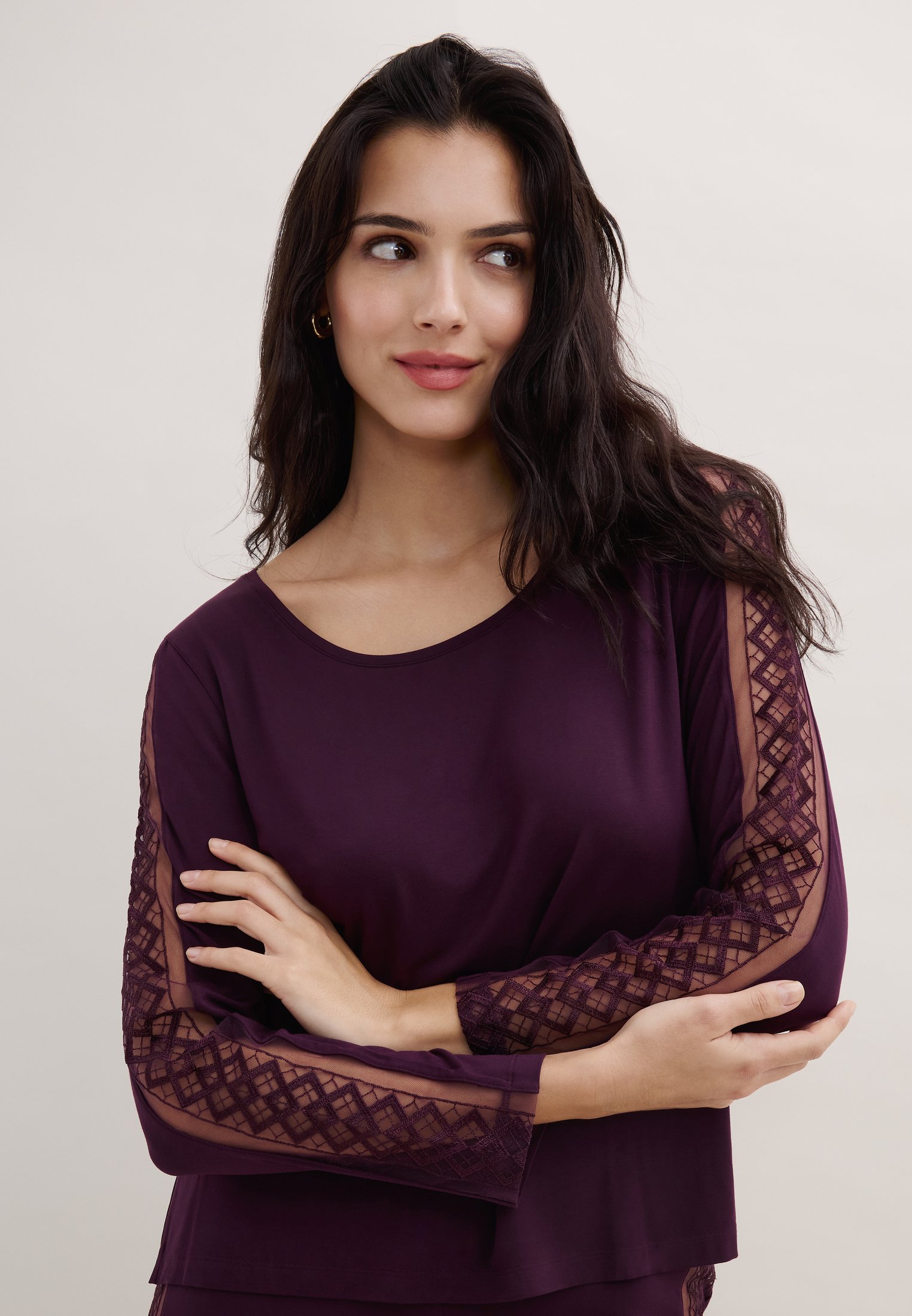 Long-sleeved top AUBADE Purple